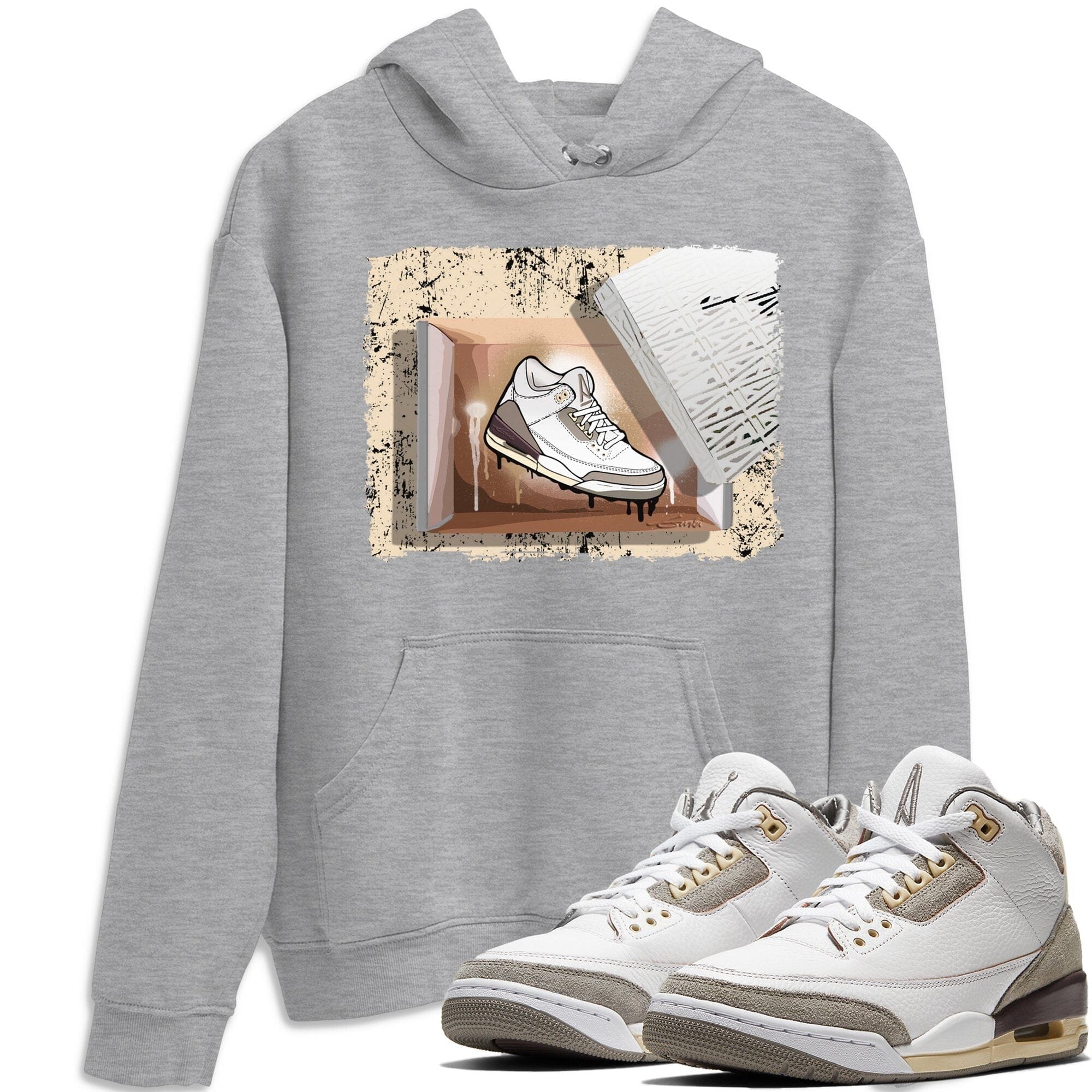 New Kicks Unisex Tops - Air Jordan 3 A Ma Maniere
