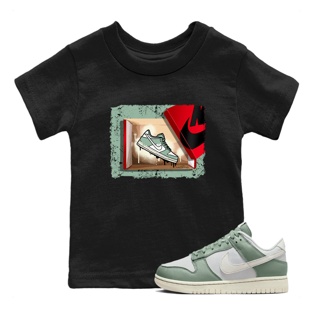 New Kicks Kids Tops - Dunk Mica Green