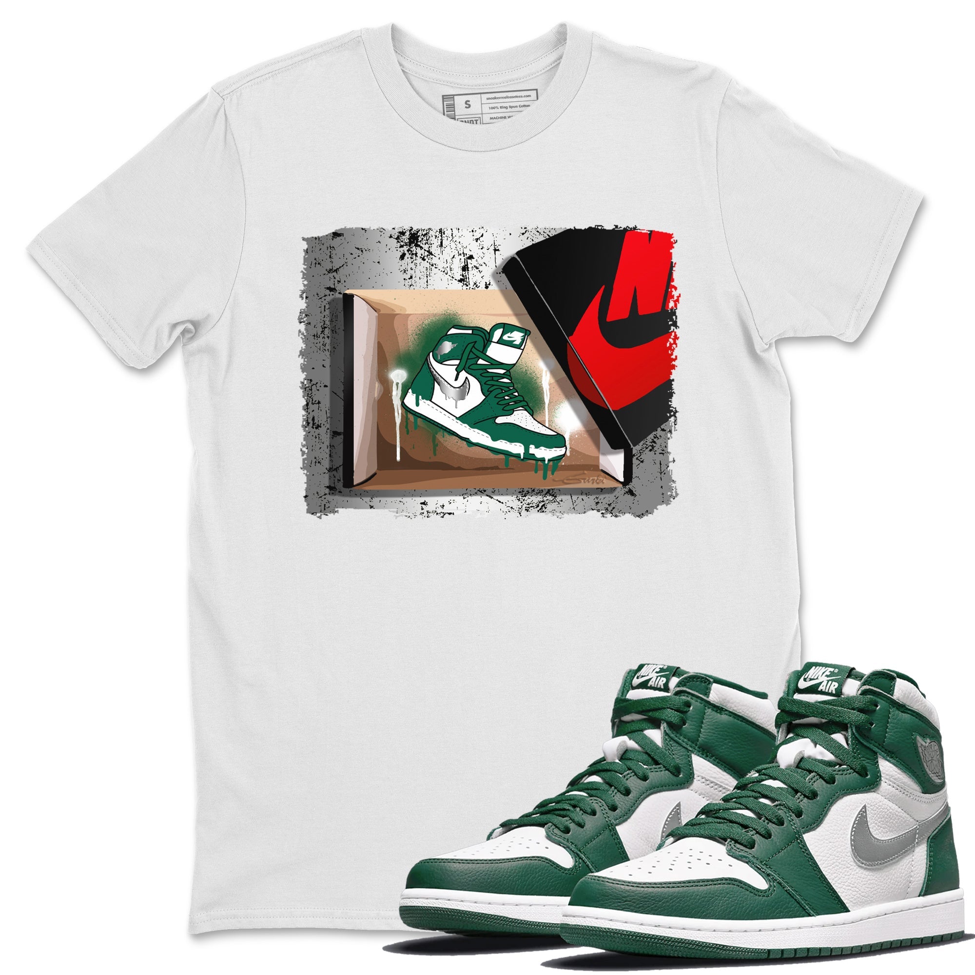 New Kicks Unisex Tops - Air Jordan 1 Gorge Green