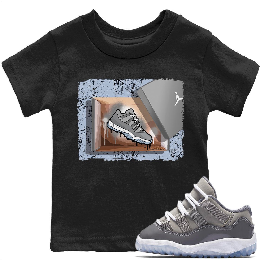 New Kicks Kids Tops - Air Jordan 11 Cool Grey