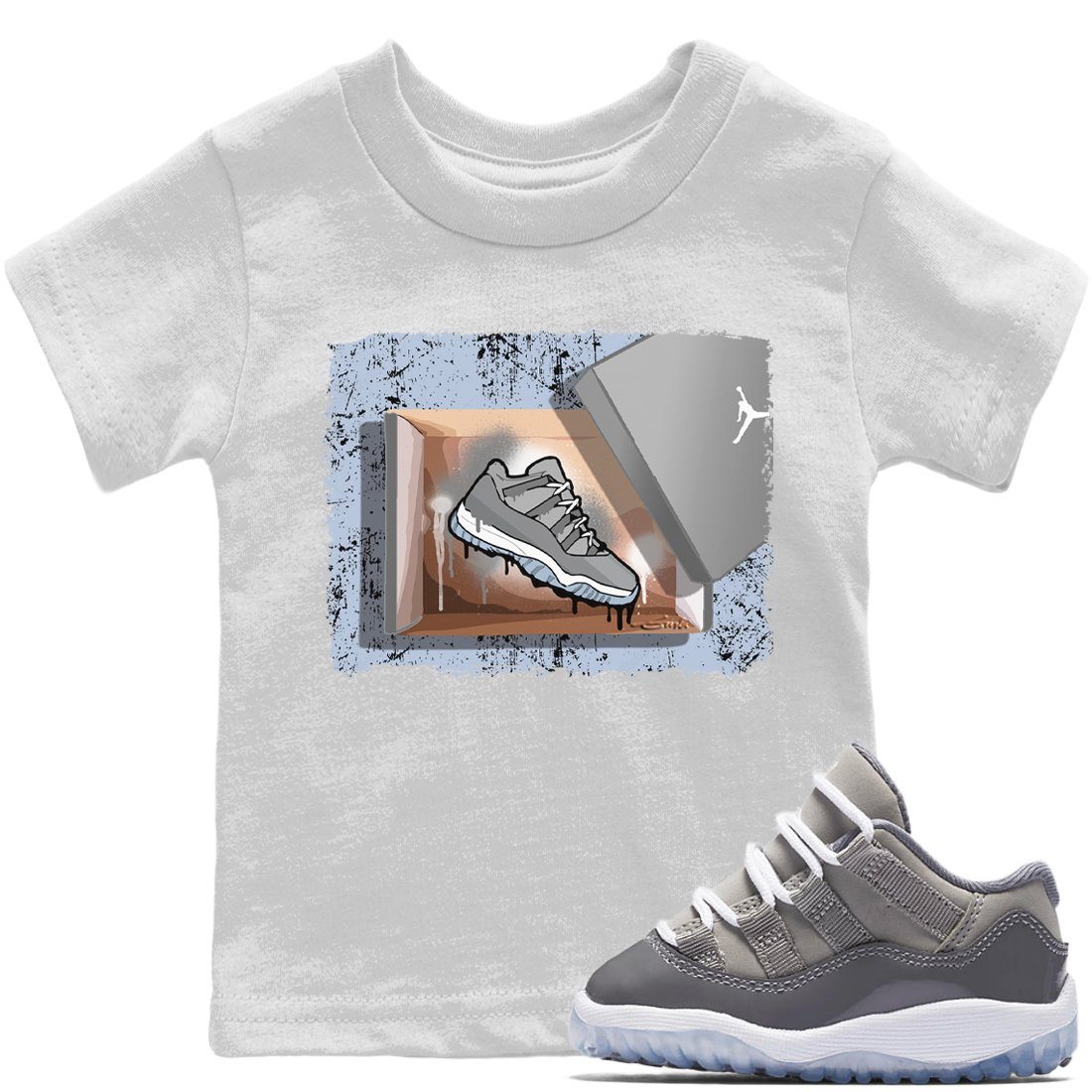 New Kicks Kids Tops - Air Jordan 11 Cool Grey