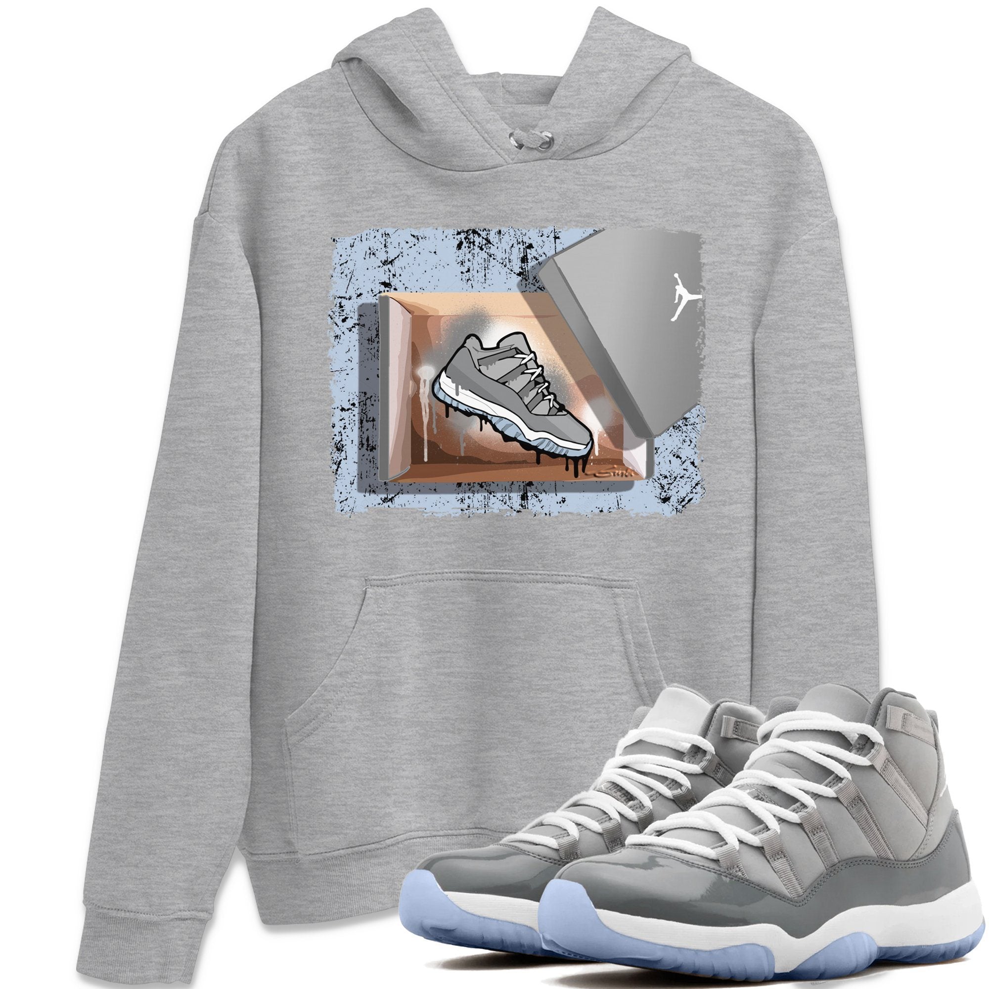 New Kicks Unisex Tops - Air Jordan 11 Cool Grey
