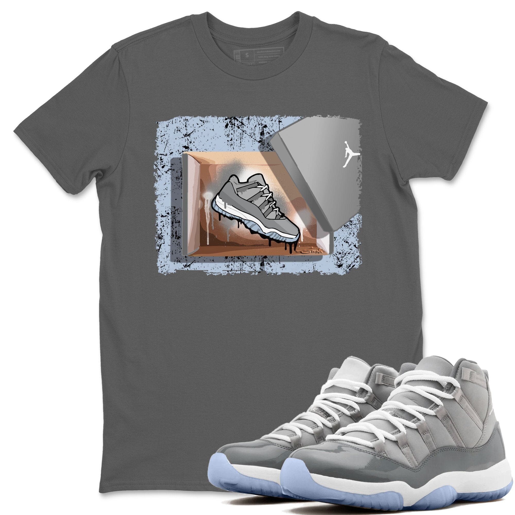 New Kicks Unisex Tops - Air Jordan 11 Cool Grey
