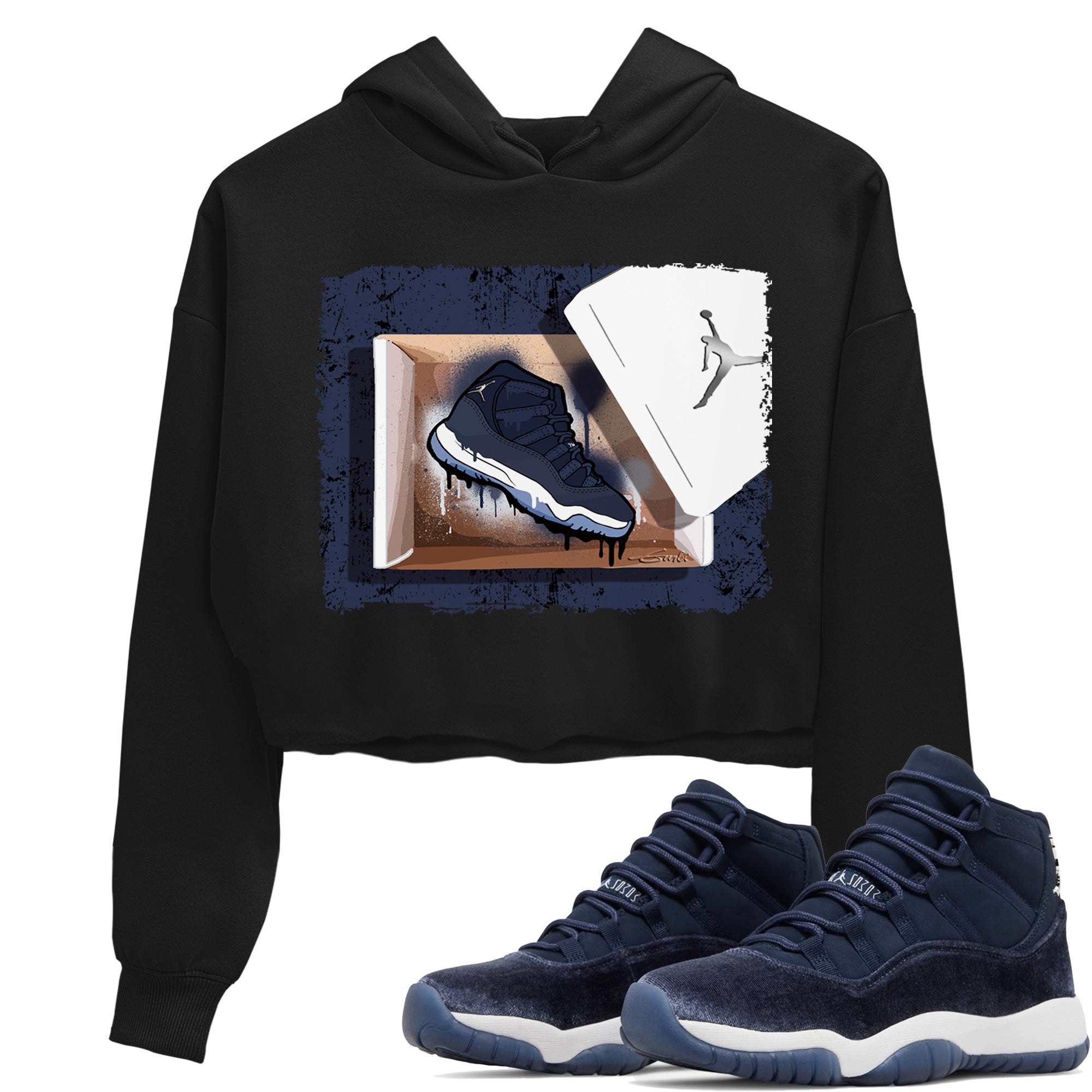 New Kicks Women's Tops - Air Jordan 11 Midnight Navy