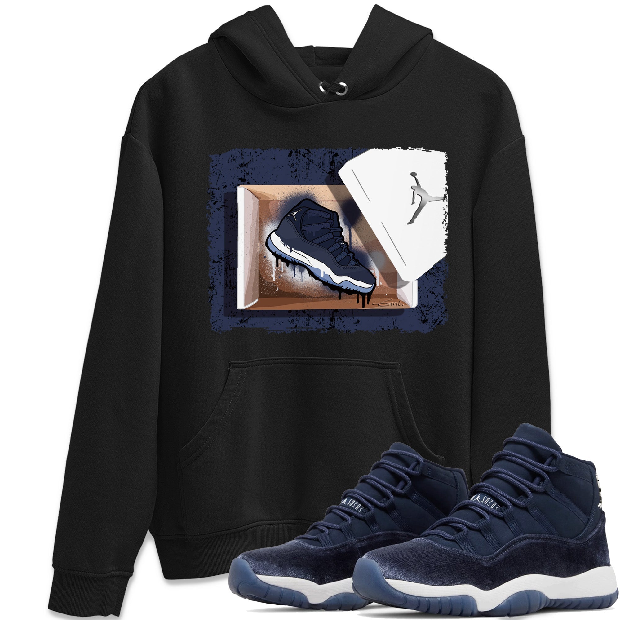New Kicks Unisex Tops - Air Jordan 11 Midnight Navy