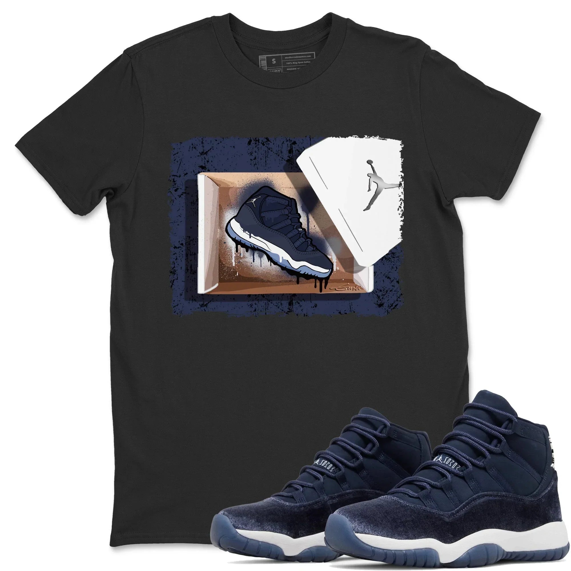 New Kicks Unisex Tops - Air Jordan 11 Midnight Navy