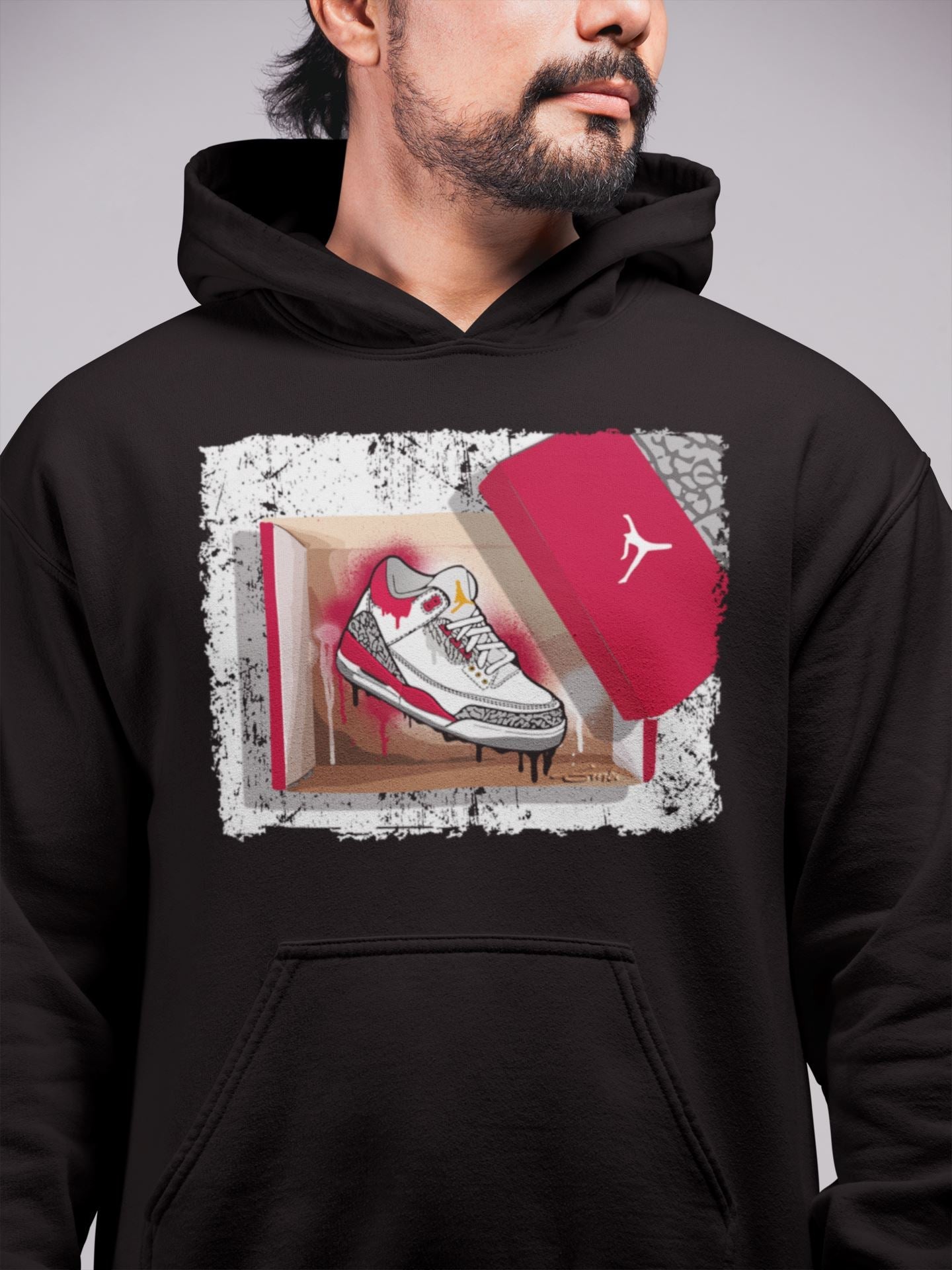 New Kicks Unisex Tops - Air Jordan 3 Cardinal