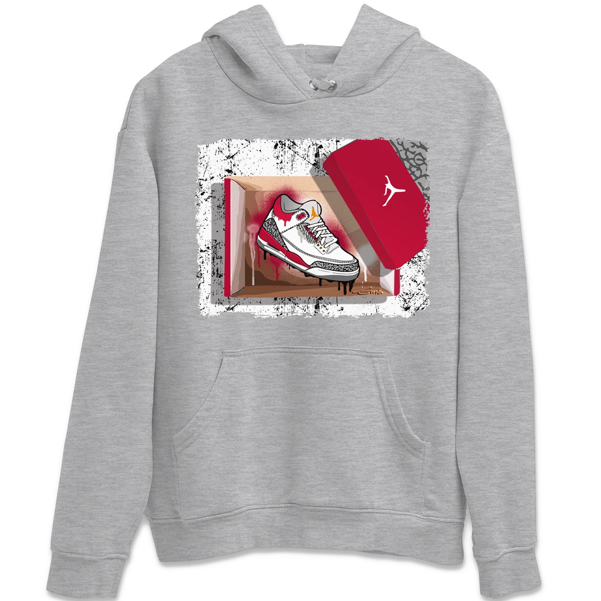 New Kicks Unisex Tops - Air Jordan 3 Cardinal