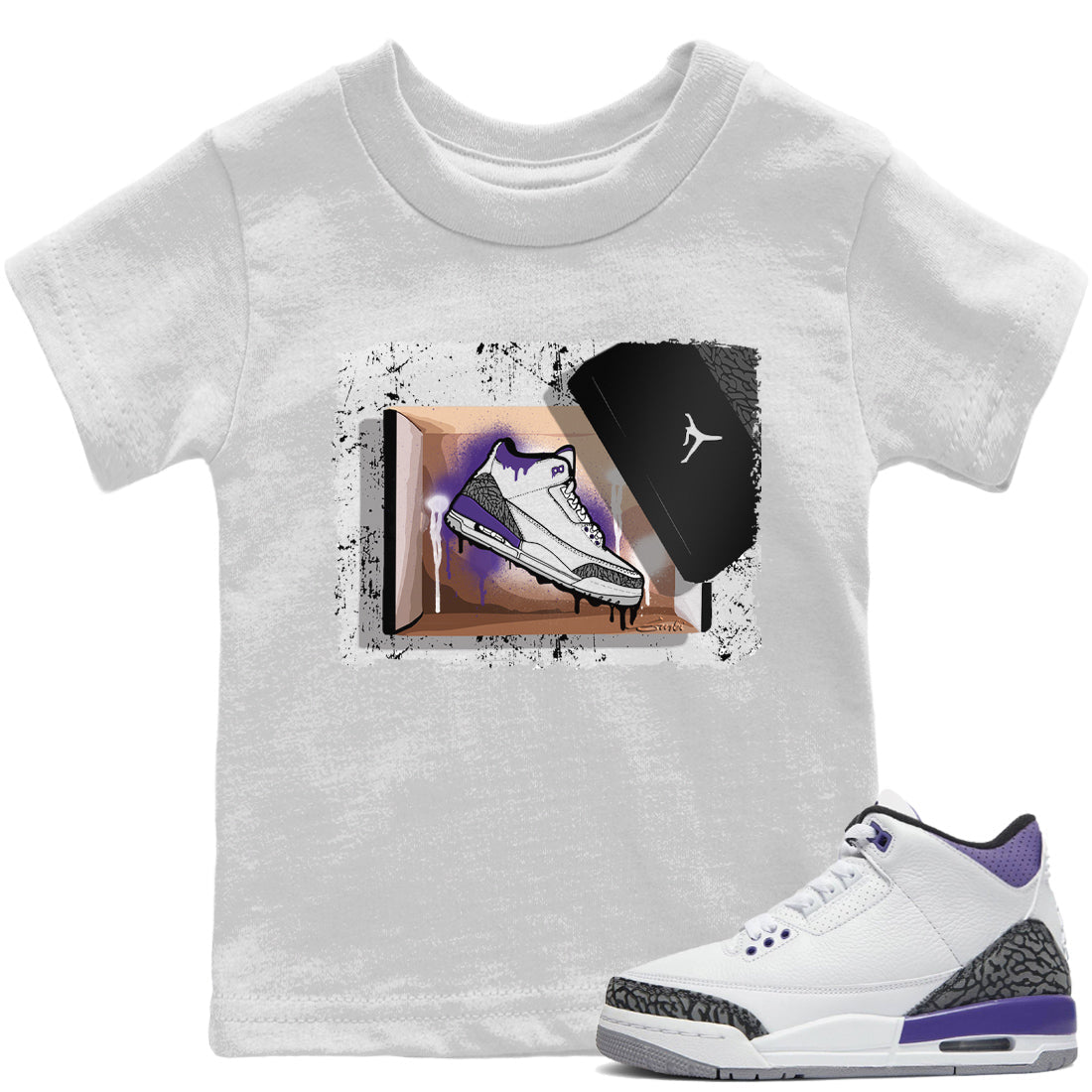 New Kicks Kids Tops - Air Jordan 3 Dark Iris