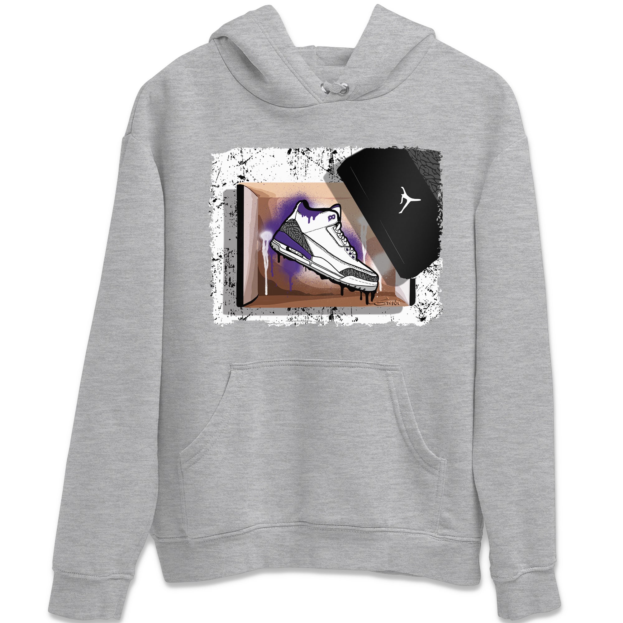 New Kicks Unisex Tops - Air Jordan 3 Dark Iris