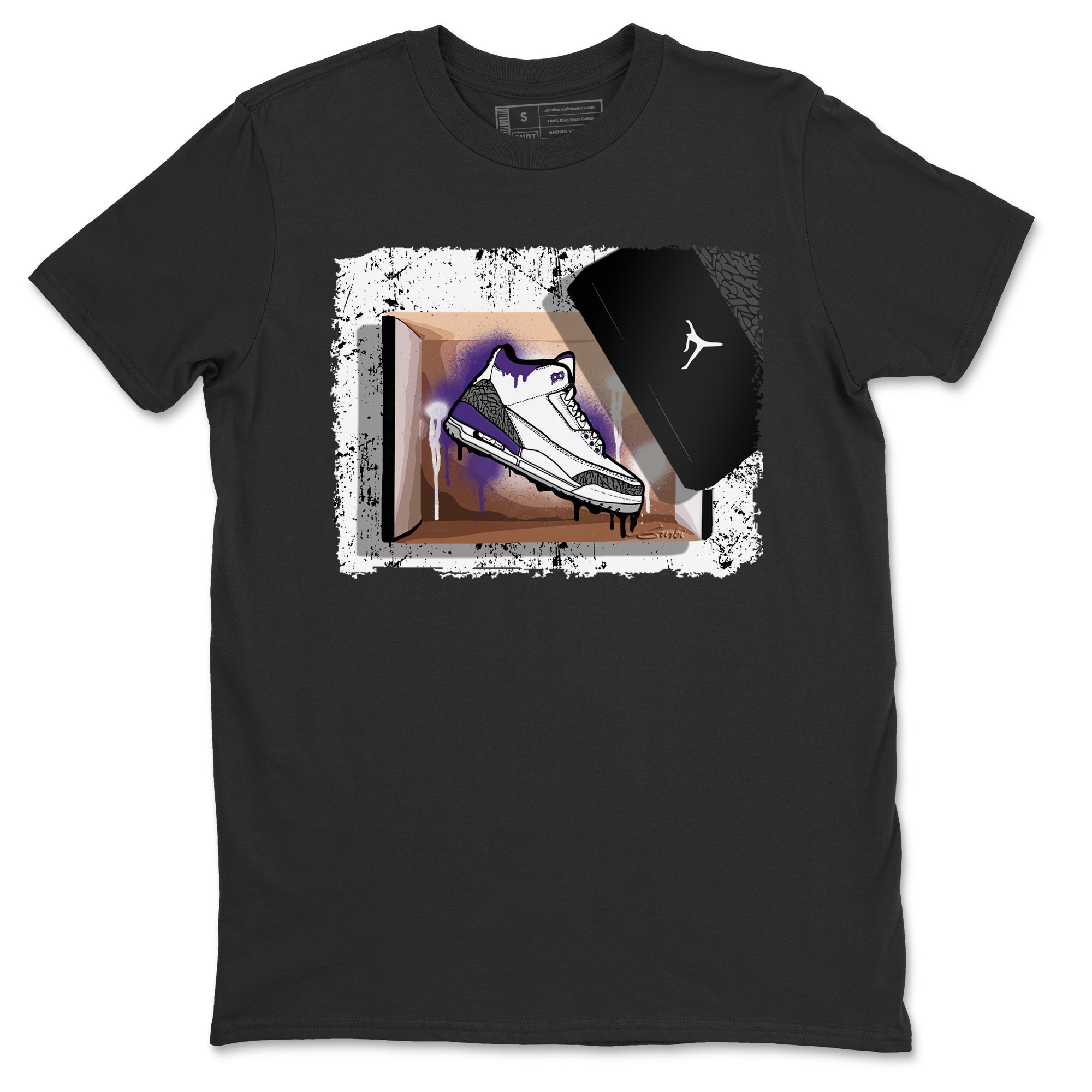 New Kicks Unisex Tops - Air Jordan 3 Dark Iris
