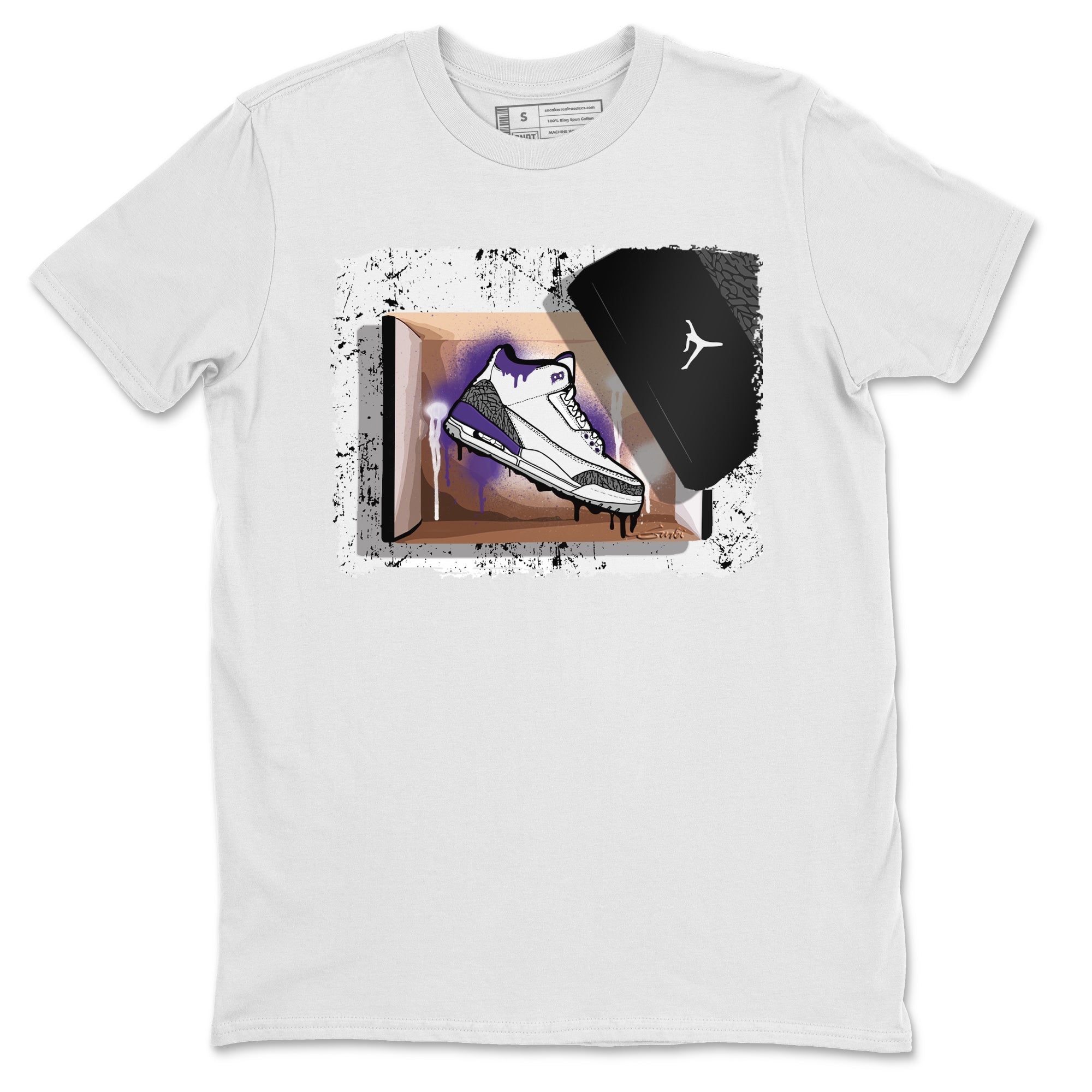 New Kicks Unisex Tops - Air Jordan 3 Dark Iris