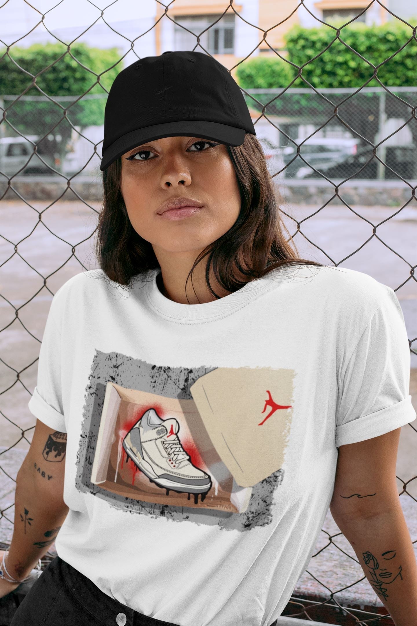 New Kicks Unisex Tops - Air Jordan 3 Muslin