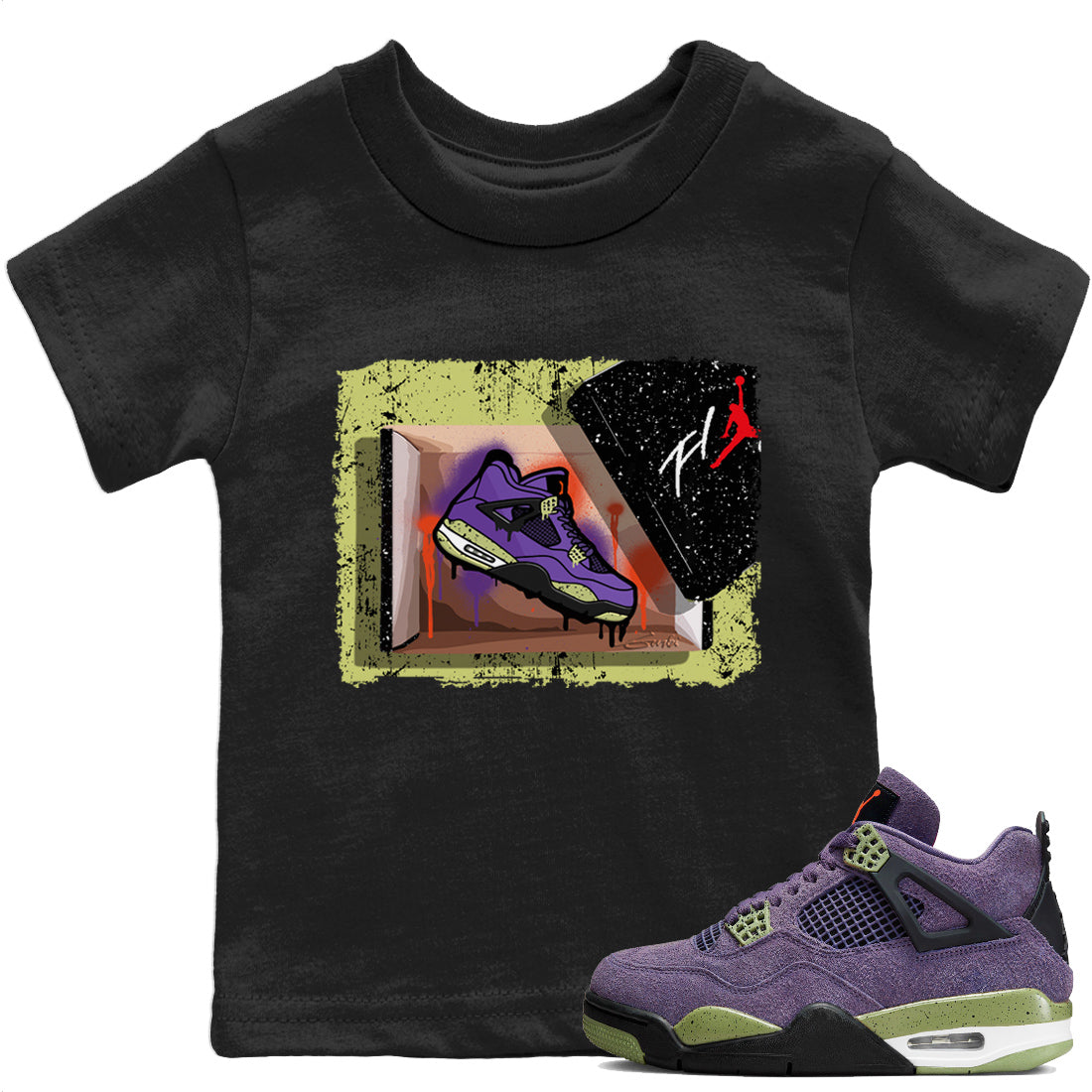 New Kicks Kids Tops - Air Jordan 4 Canyon Purple
