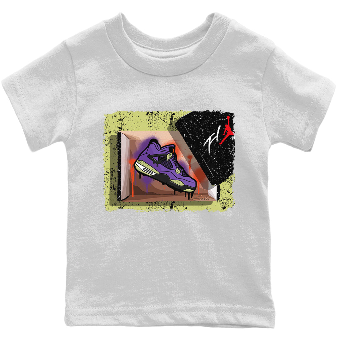 New Kicks Kids Tops - Air Jordan 4 Canyon Purple