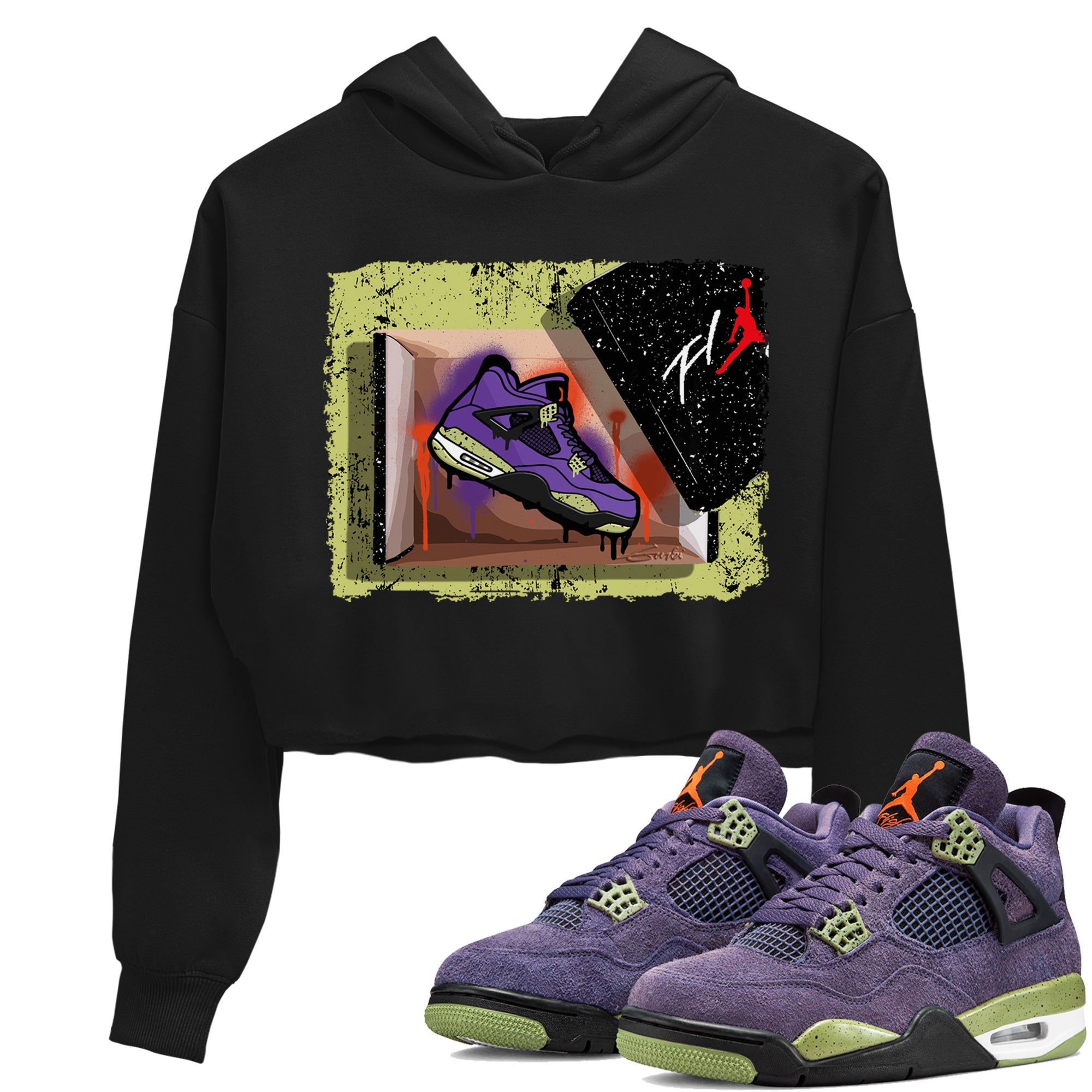 New Kicks Women's Tops - Air Jordan 4 Canyon Purple