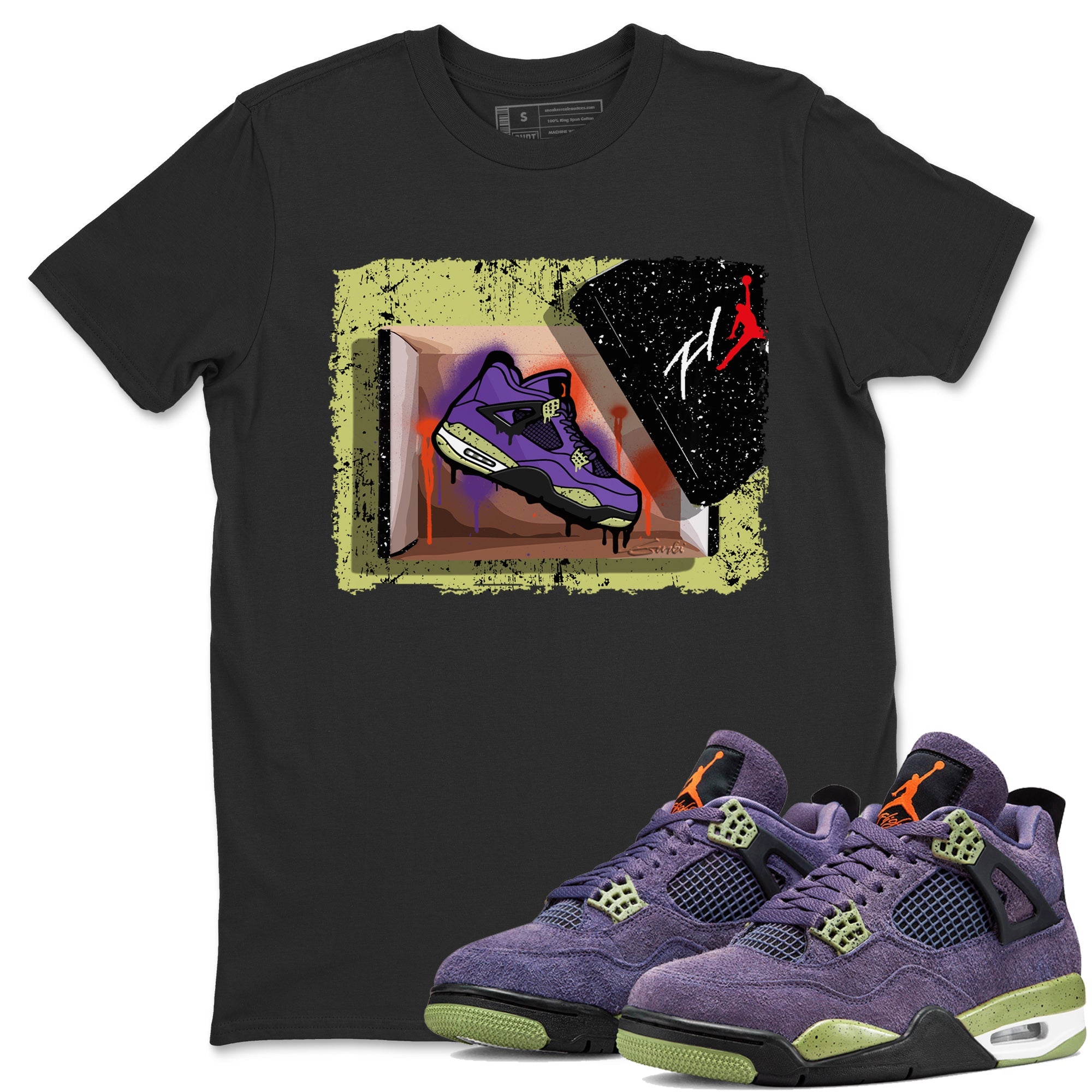 New Kicks Unisex Tops - Air Jordan 4 Canyon Purple
