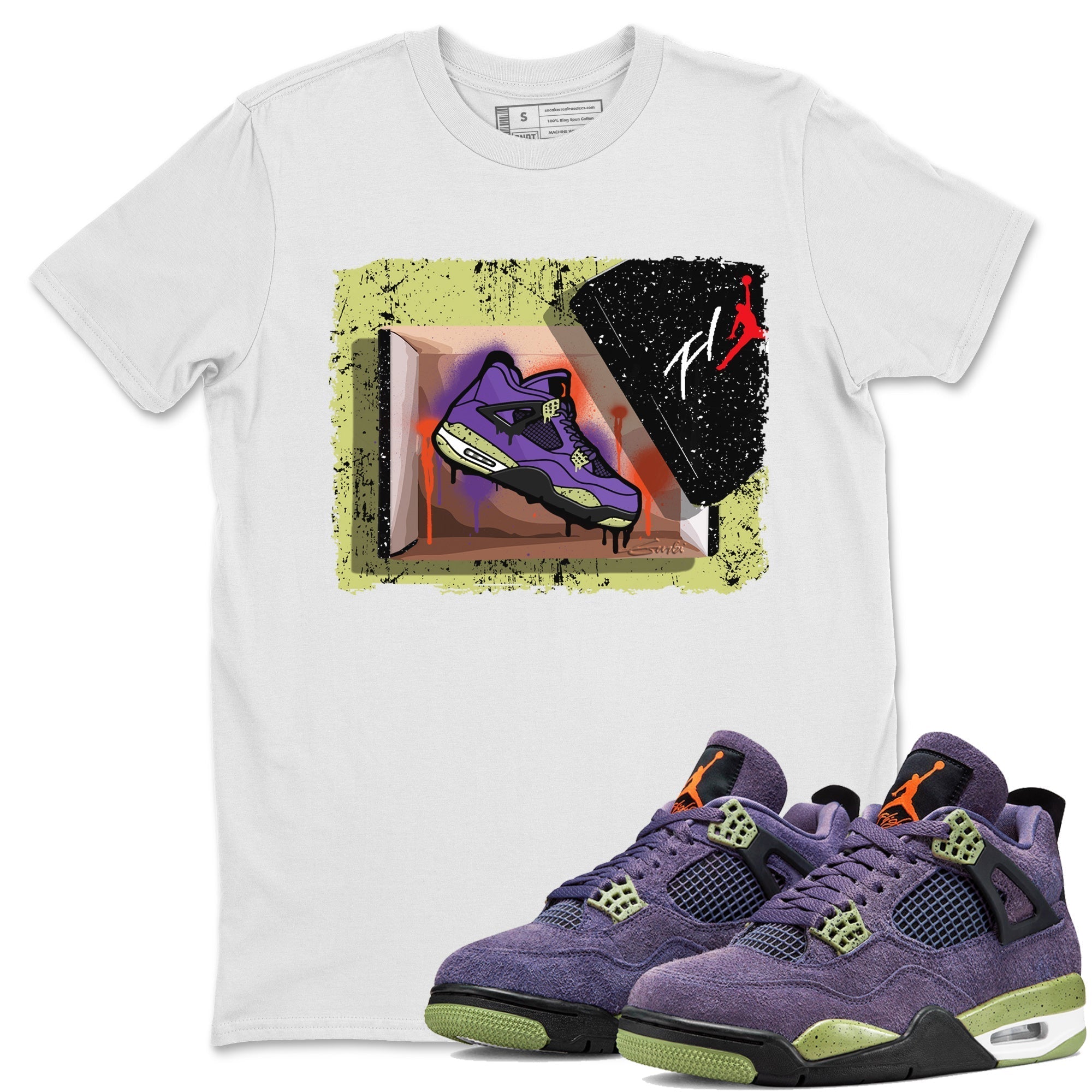 New Kicks Unisex Tops - Air Jordan 4 Canyon Purple