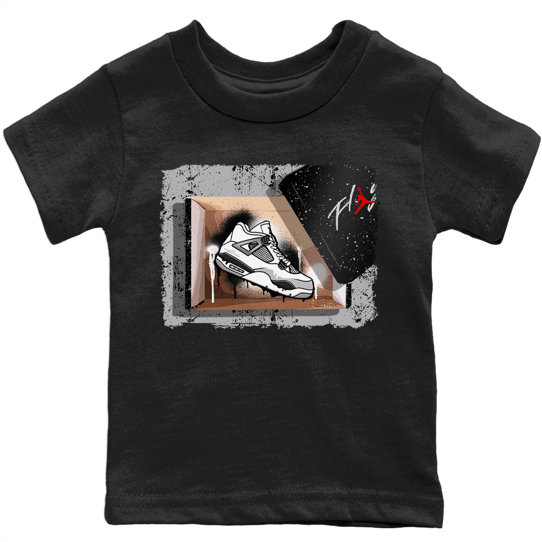 New Kicks Kids Tops - Air Jordan 4 Military Black