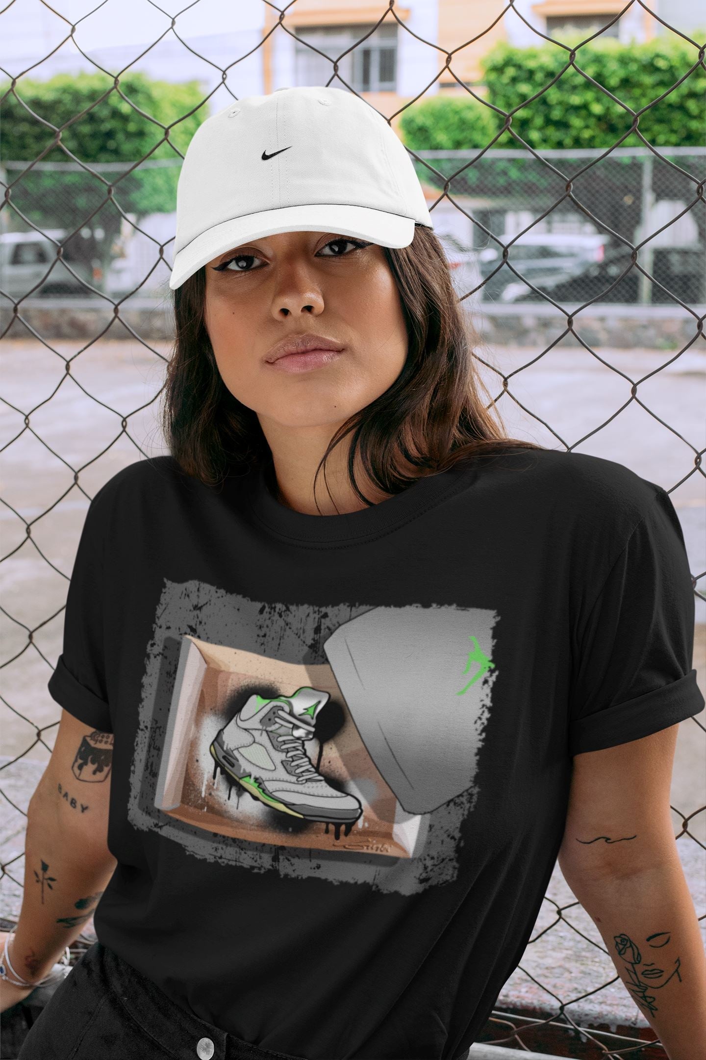 New Kicks Unisex Tops - Air Jordan 5 Green Bean