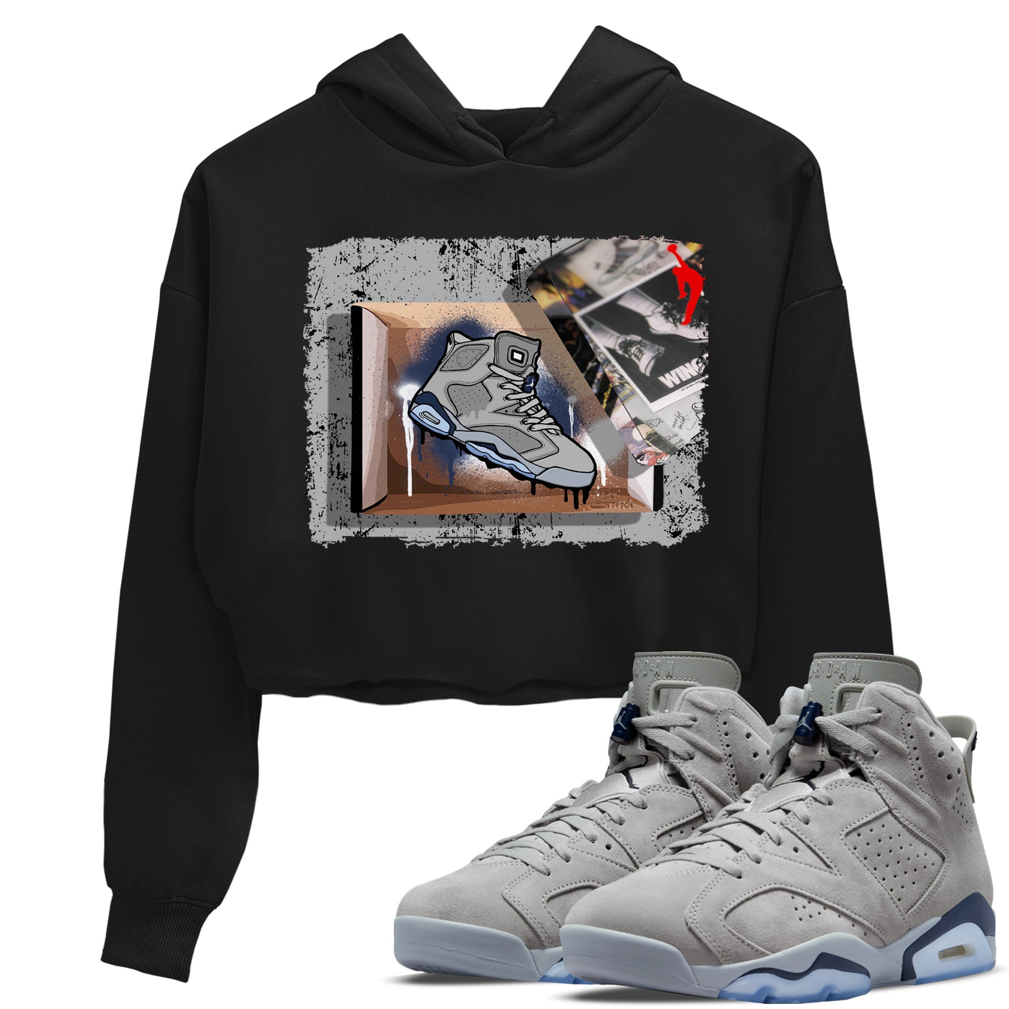 New Kicks Women's Tops - Air Jordan 6 Georgetown