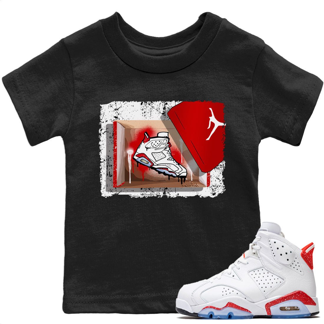New Kicks Kids Tops - Air Jordan 6 Red Velvet Cookies