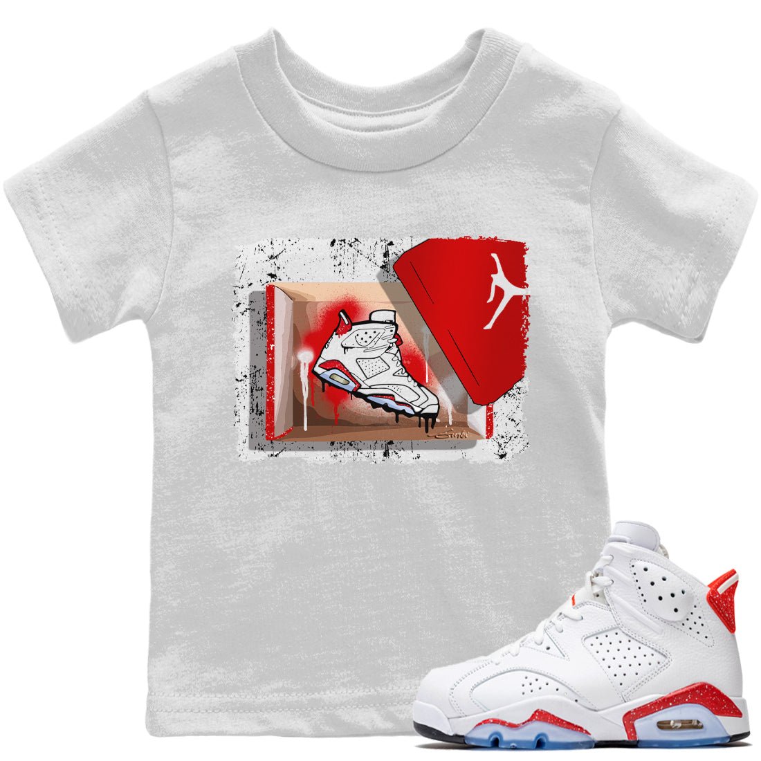 New Kicks Kids Tops - Air Jordan 6 Red Velvet Cookies