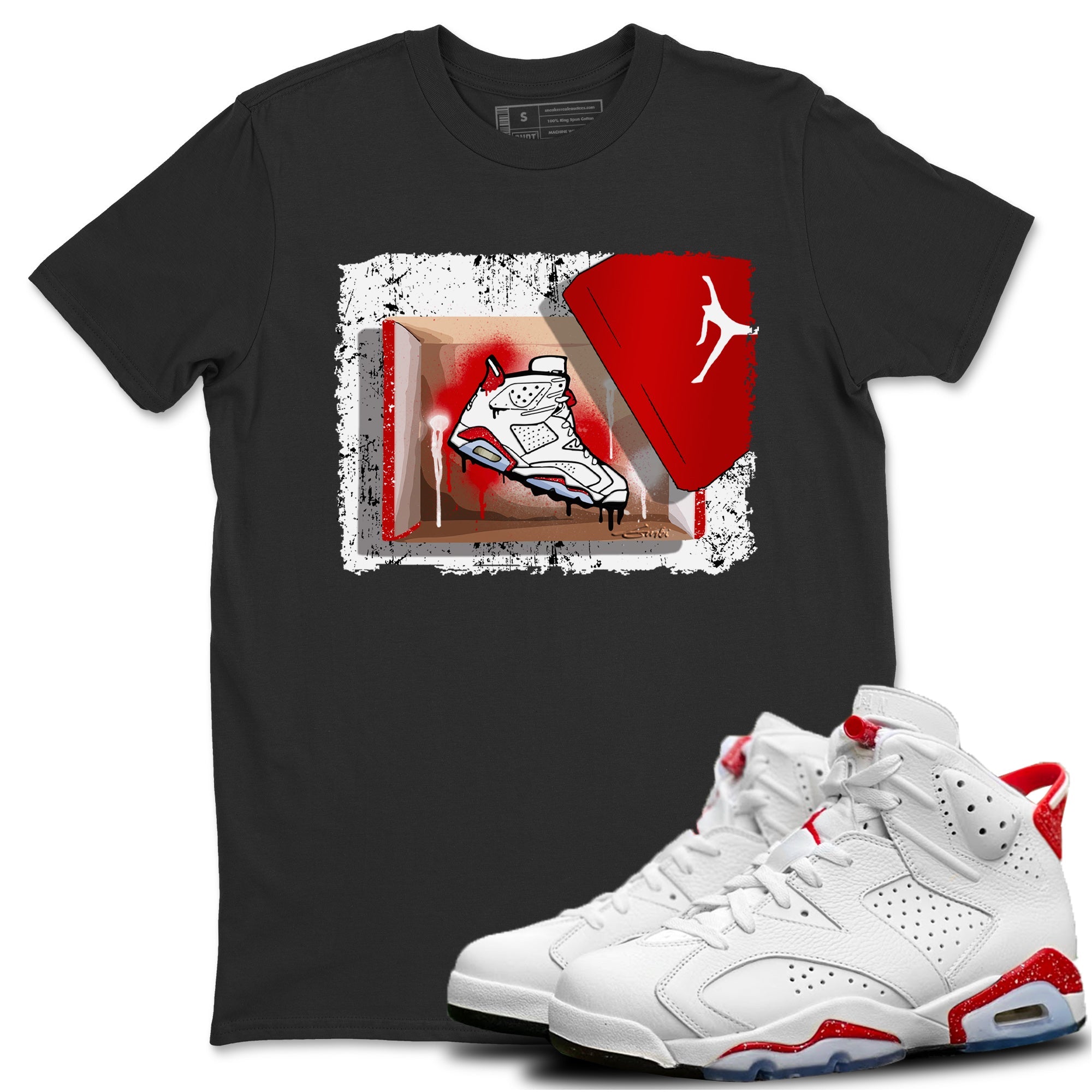 New Kicks Unisex Tops - Air Jordan 6 Red Velvet Cookies