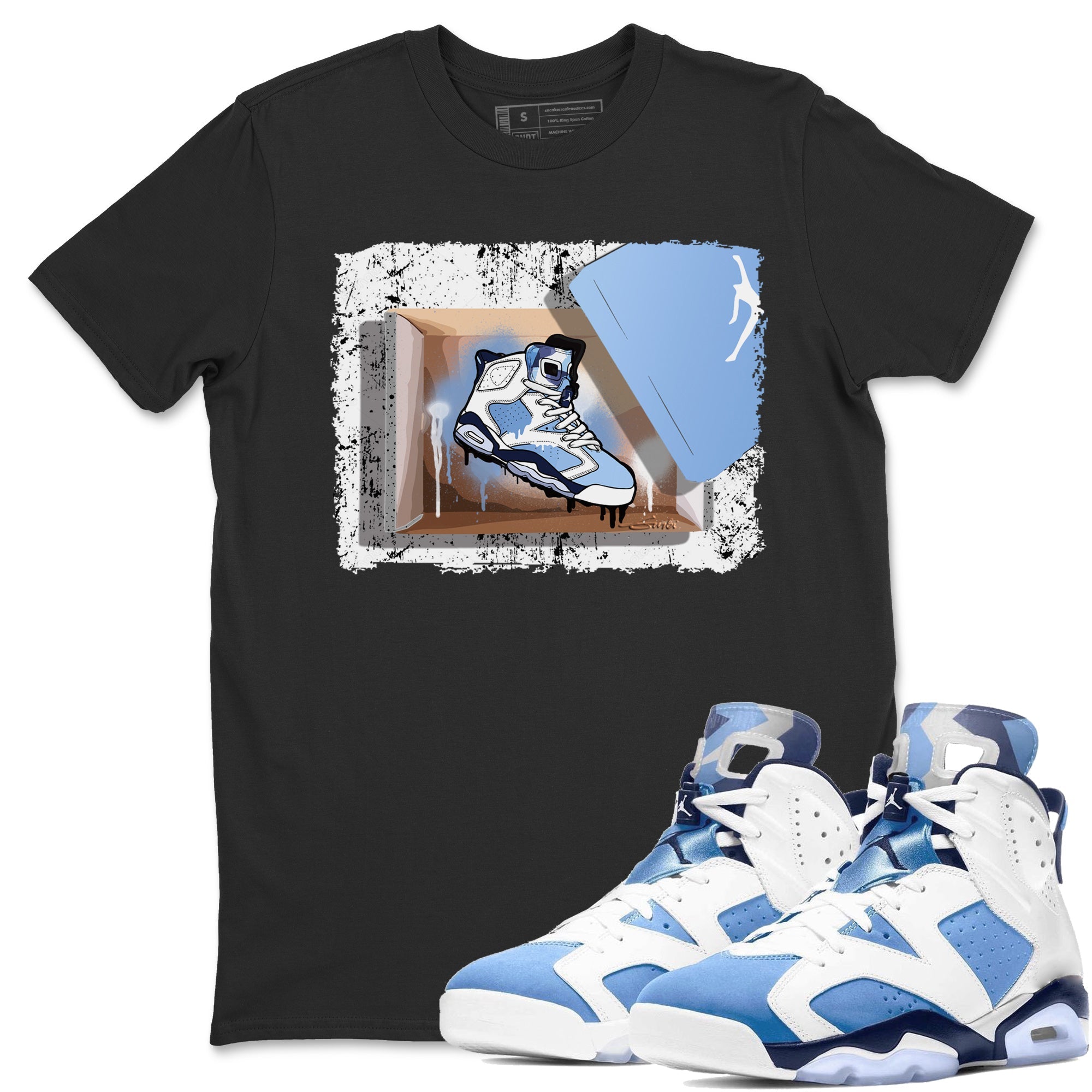 New Kicks Unisex Tops - Air Jordan 6 UNC