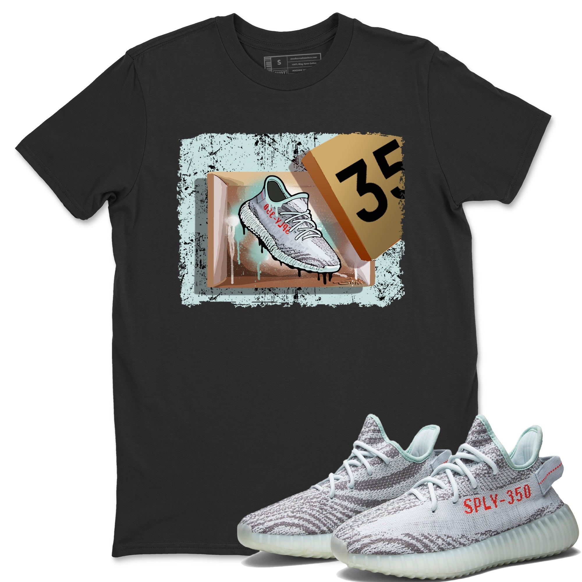 New Kicks Unisex Tops - Yeezy 350 Blue Tint