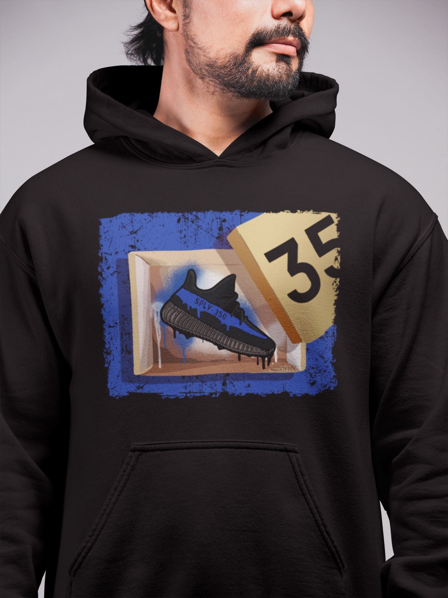 New Kicks Unisex Tops - Yeezy 350 Dazzling Blue