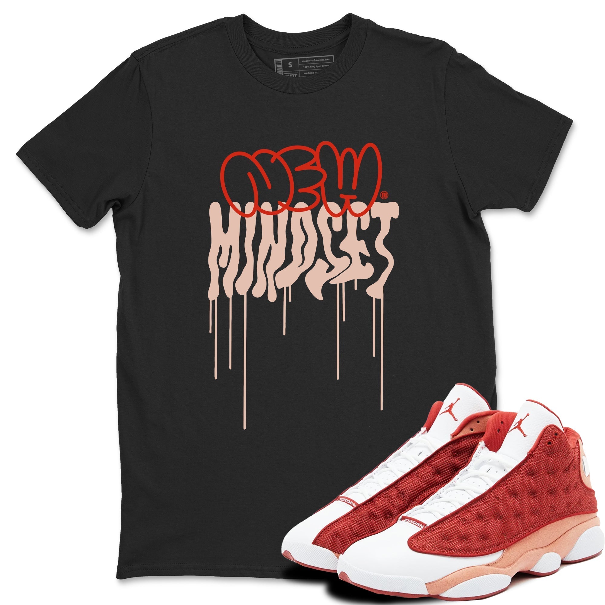 New Mindset snkmatch Tees - Air Jordan 13 Dune Red
