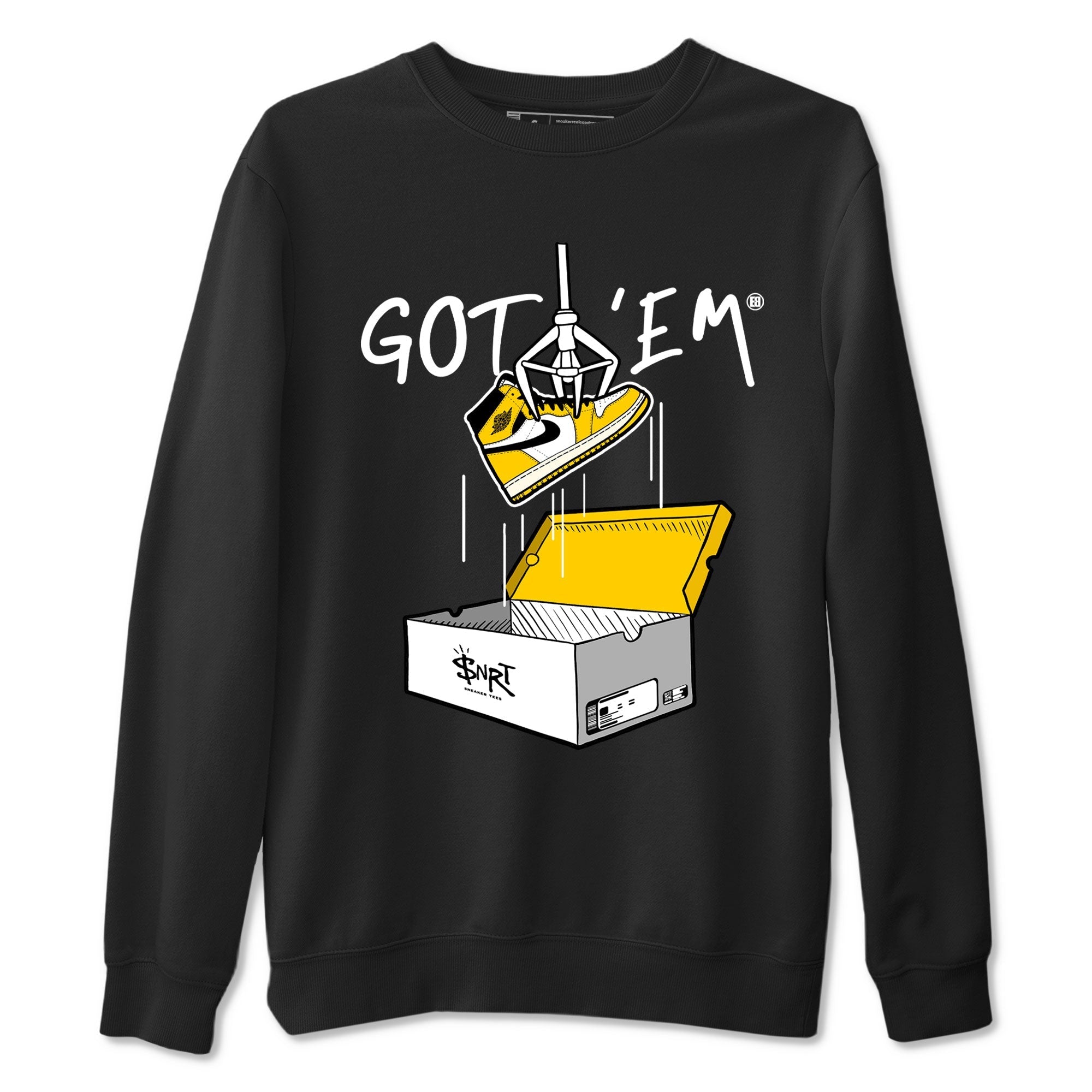 New Treasure Hunter snkmatch Tees - Air Jordan 1 Yellow Ochre