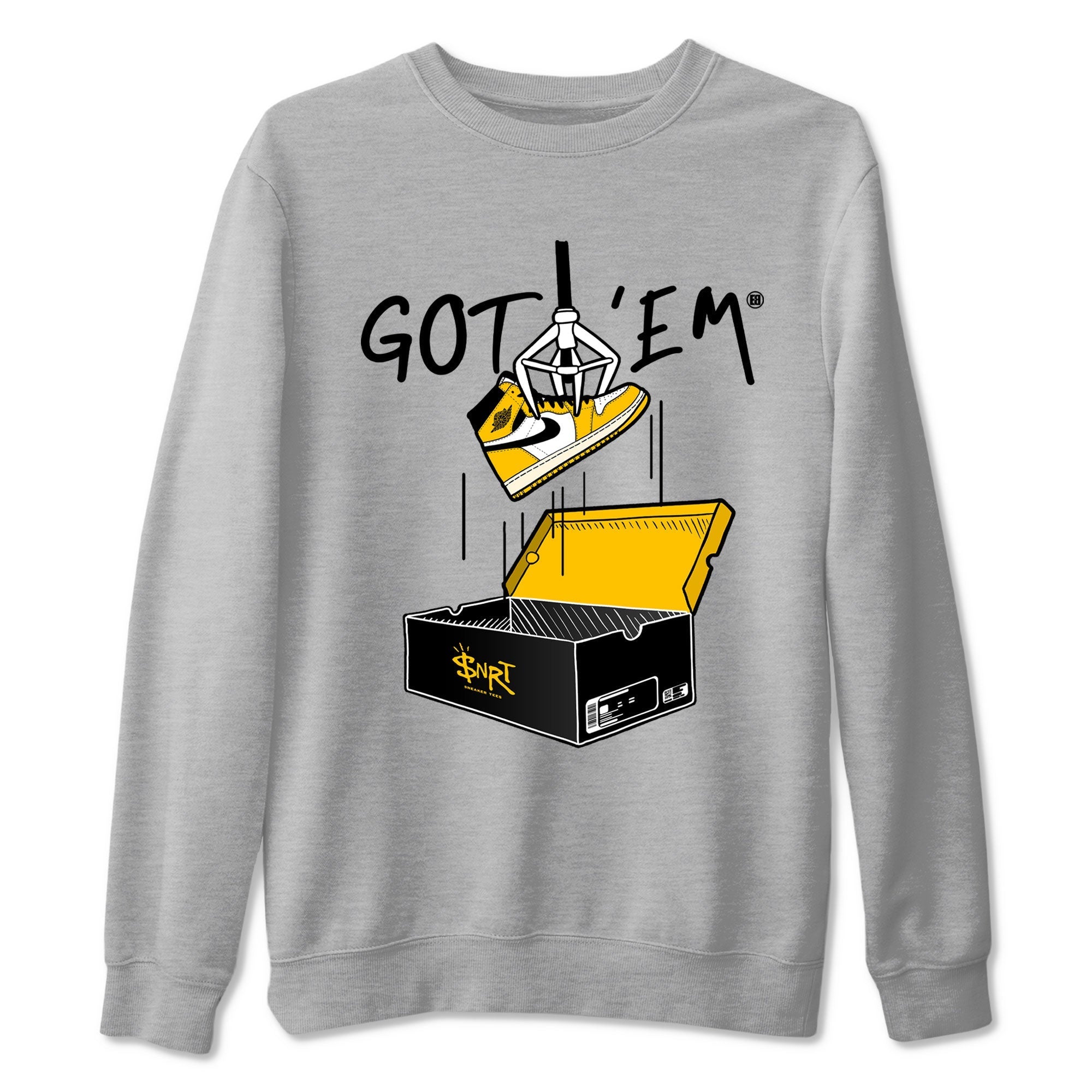 New Treasure Hunter snkmatch Tees - Air Jordan 1 Yellow Ochre