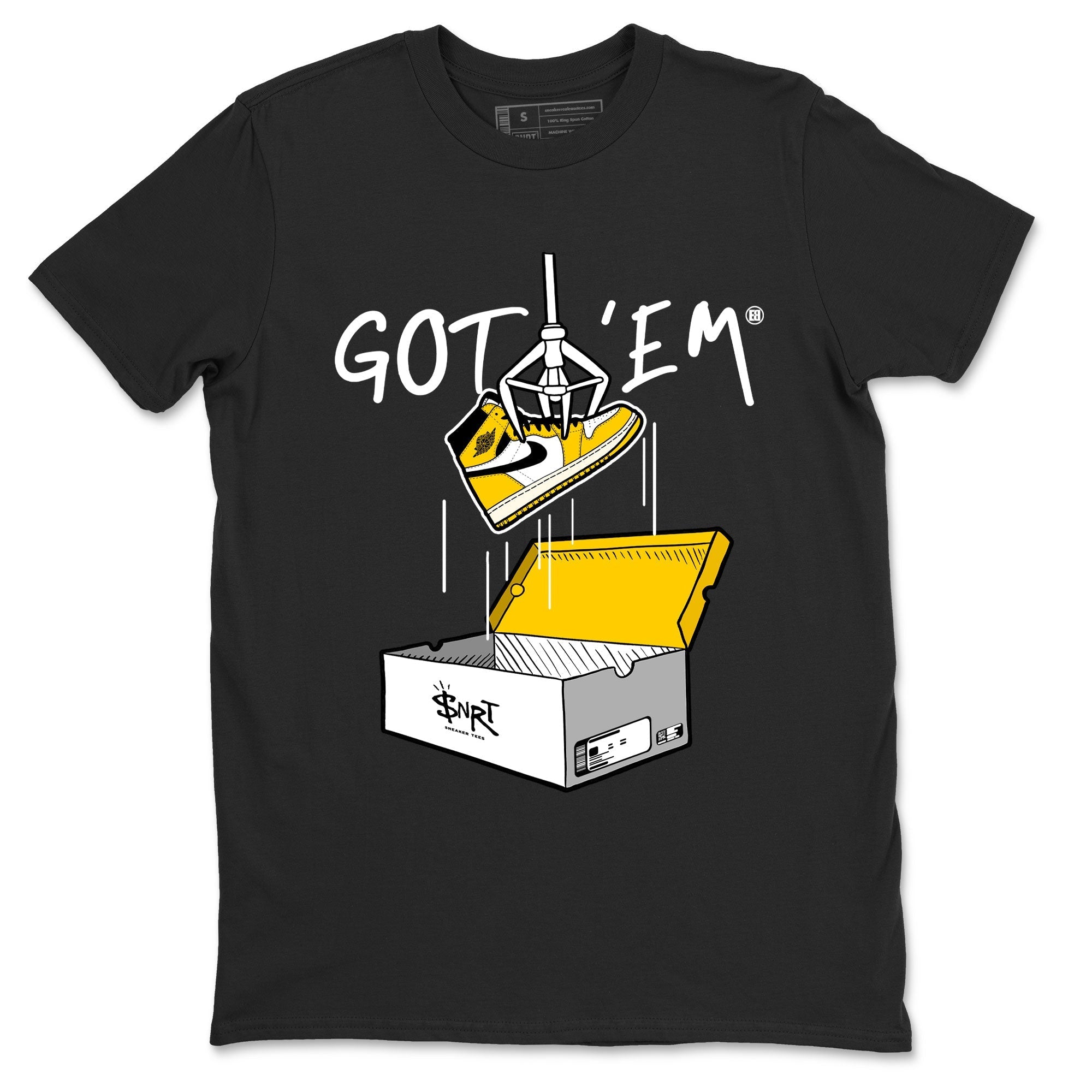 New Treasure Hunter snkmatch Tees - Air Jordan 1 Yellow Ochre