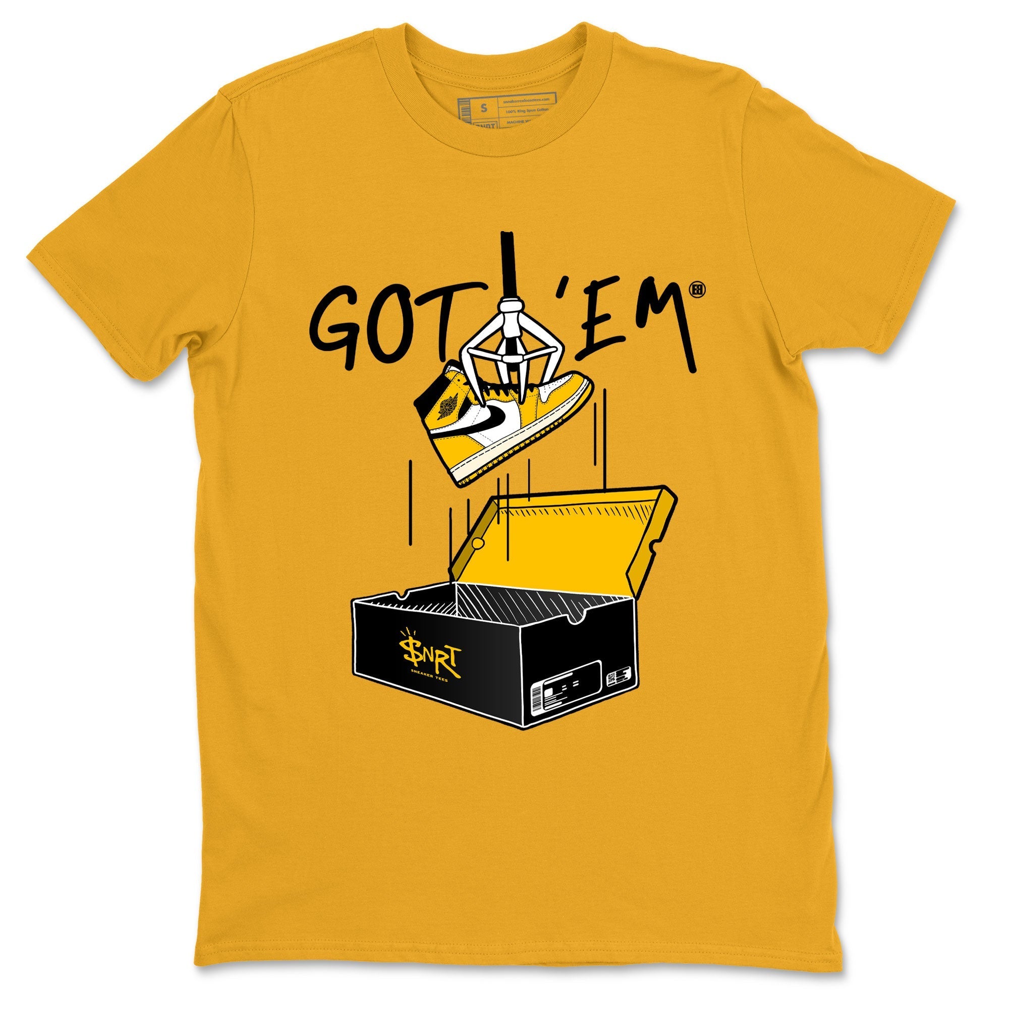 New Treasure Hunter snkmatch Tees - Air Jordan 1 Yellow Ochre