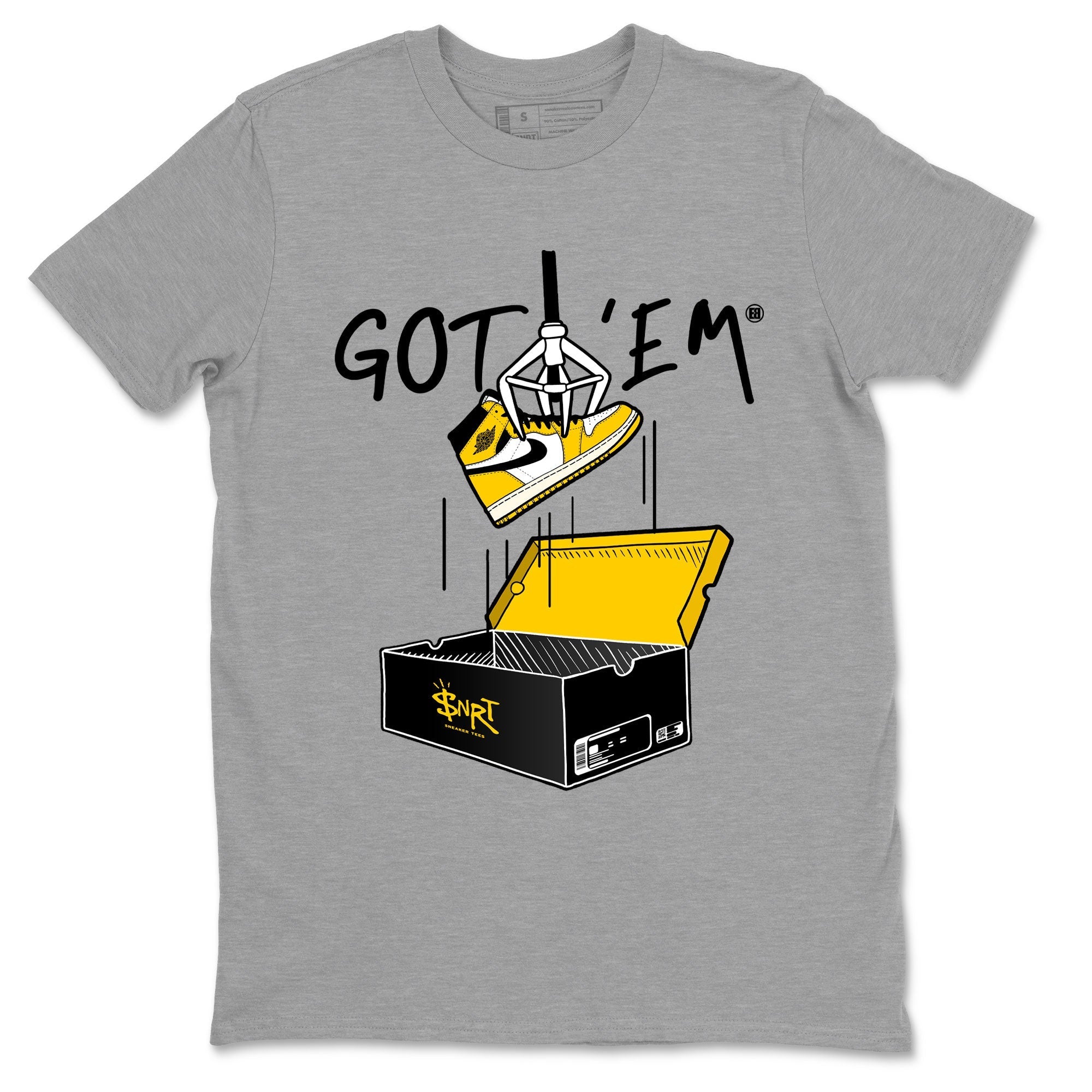 New Treasure Hunter snkmatch Tees - Air Jordan 1 Yellow Ochre