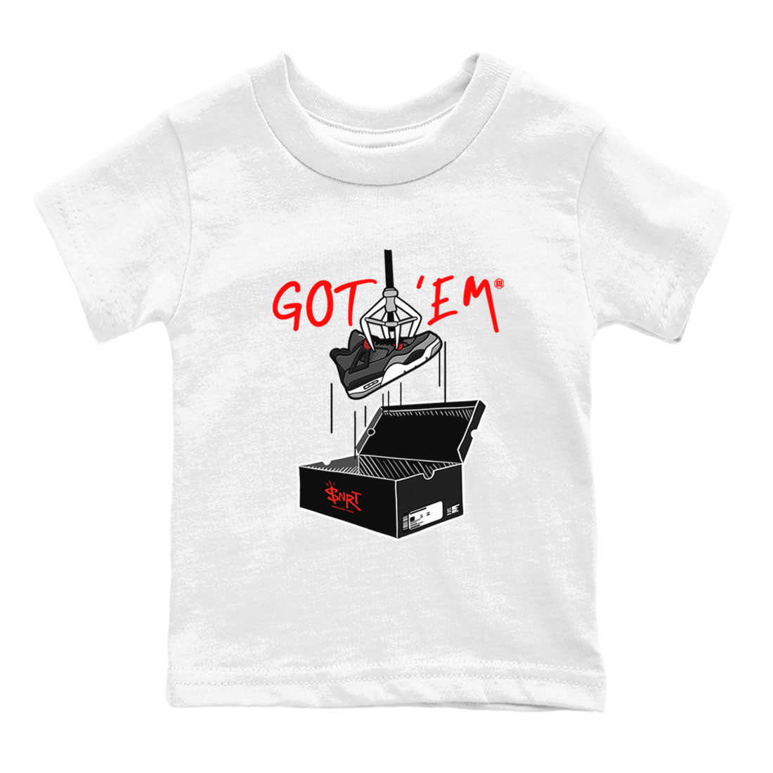 New Treasure Hunter snkmatch Tees Kids - Air Jordan 4 Infrared