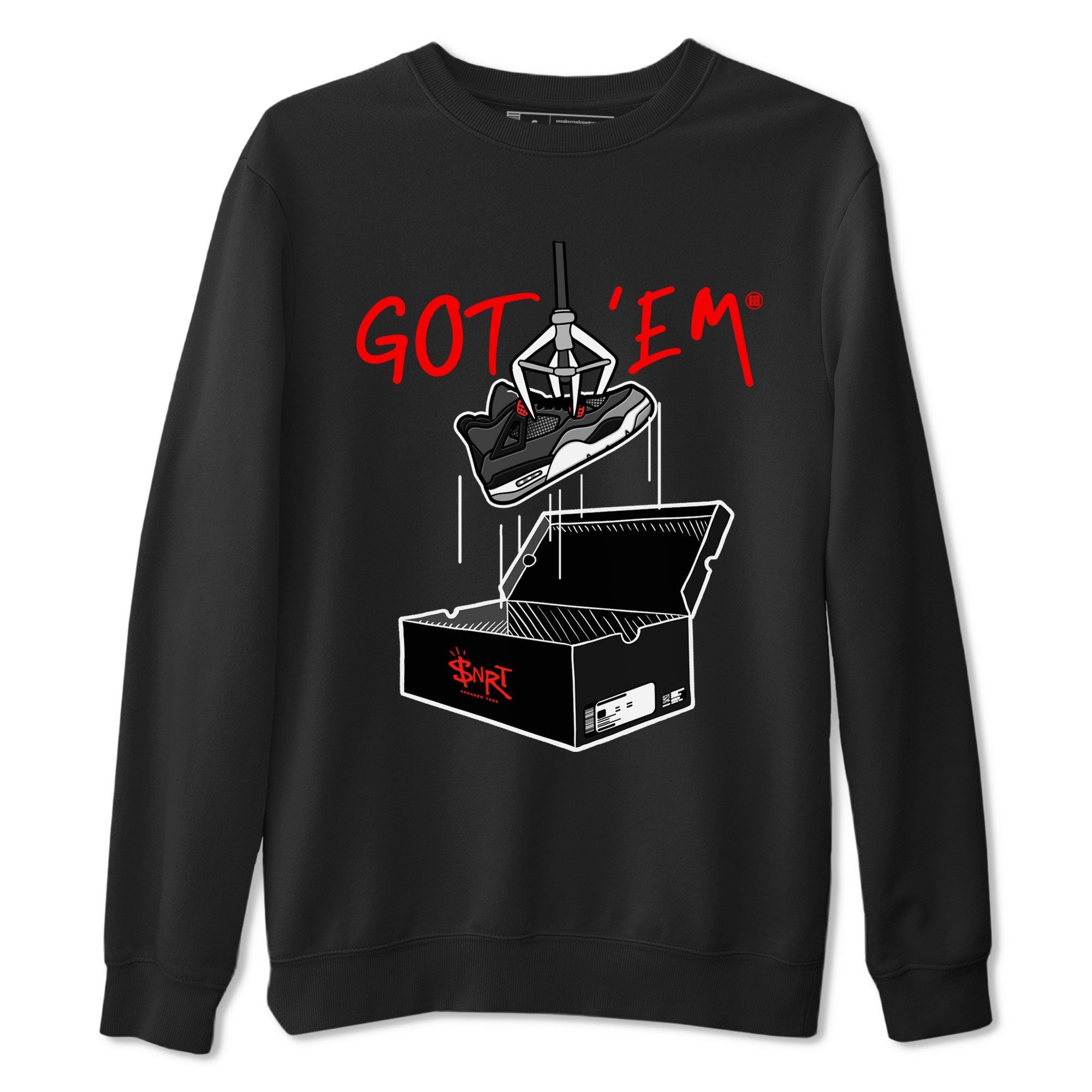 New Treasure Hunter snkmatch Tees - Air Jordan 4 Infrared