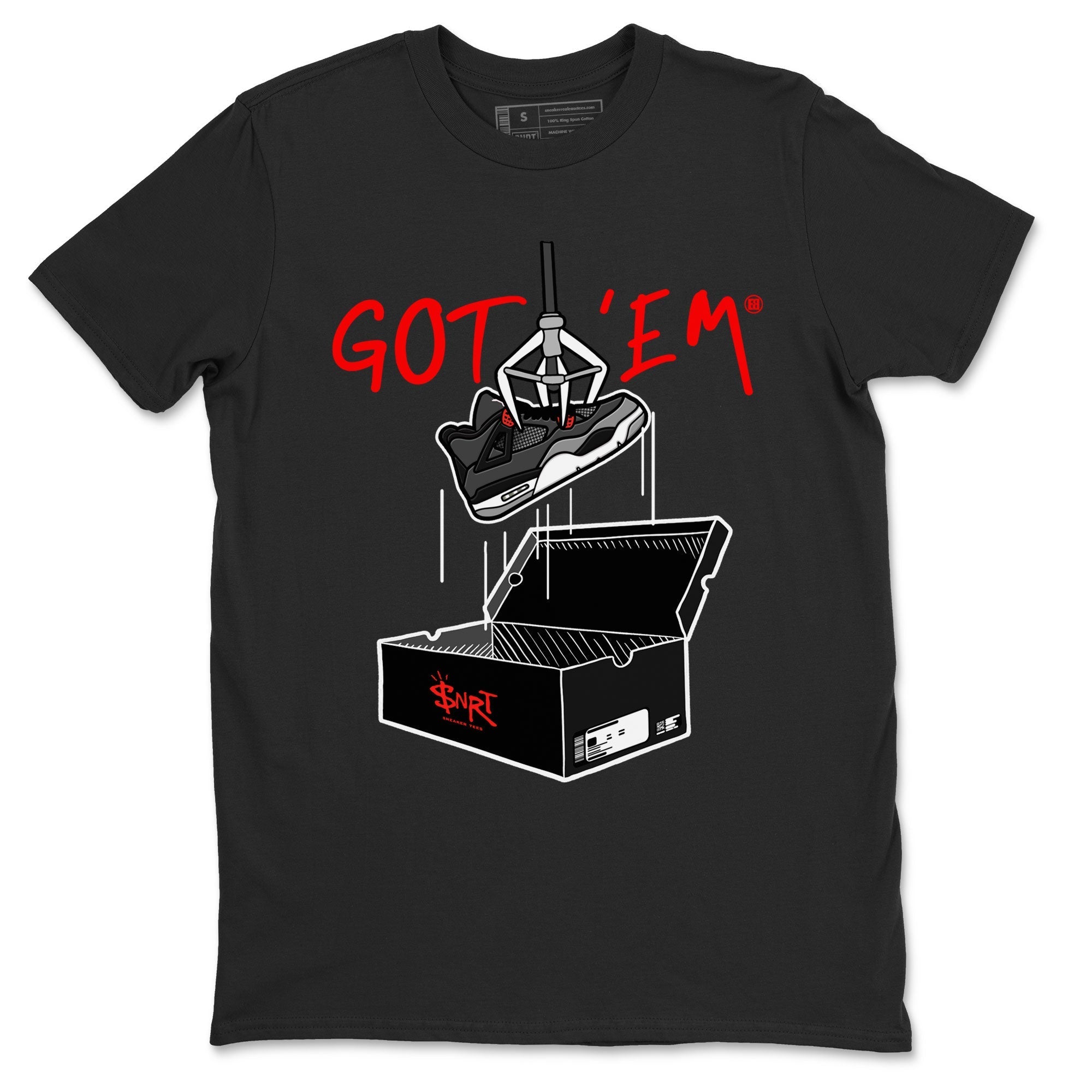 New Treasure Hunter snkmatch Tees - Air Jordan 4 Infrared
