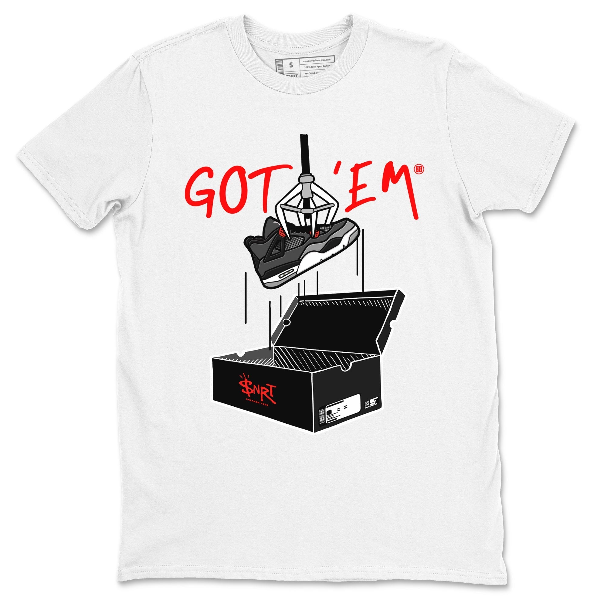 New Treasure Hunter snkmatch Tees - Air Jordan 4 Infrared