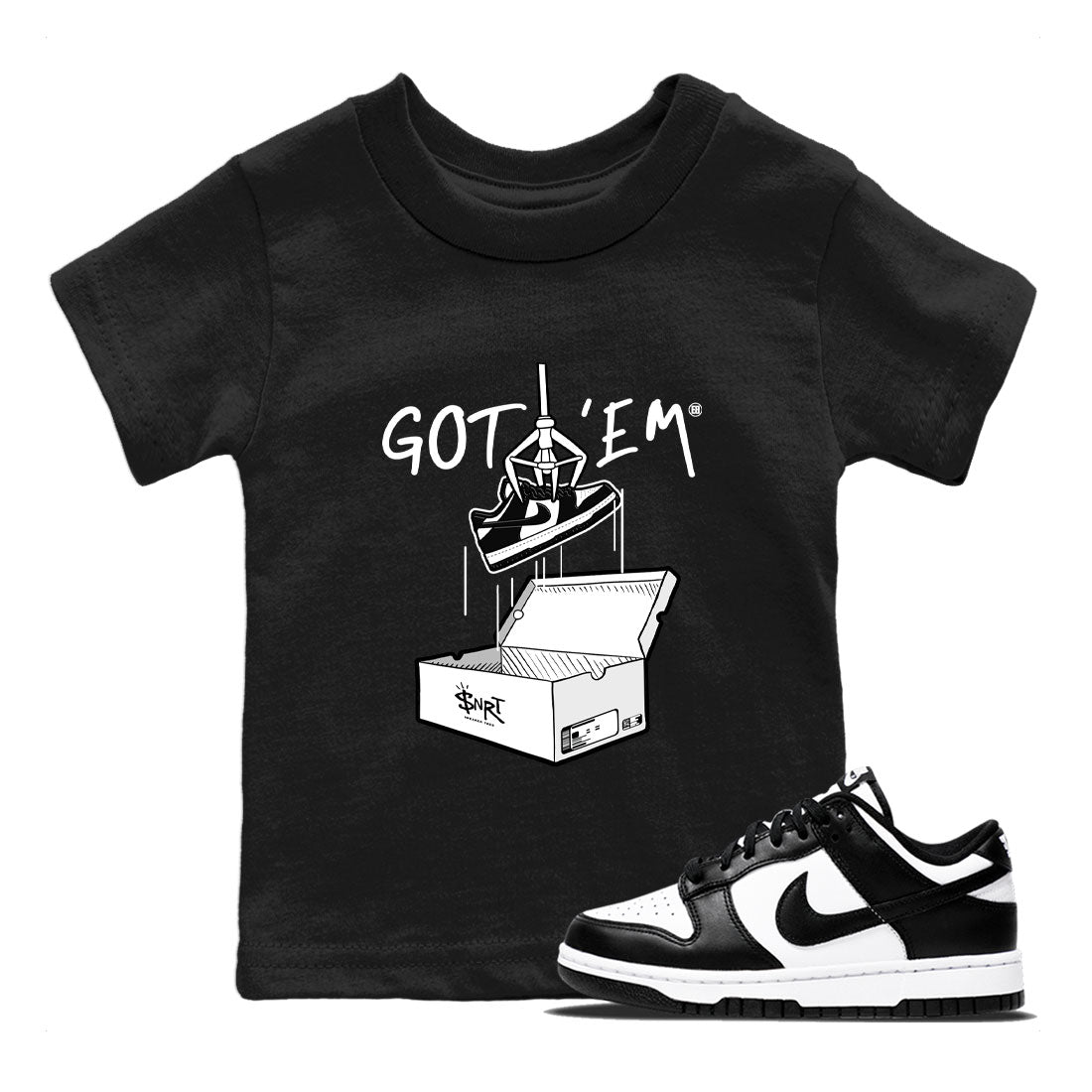 New Treasure Hunter snkmatch Tees Kids - Dunk Panda