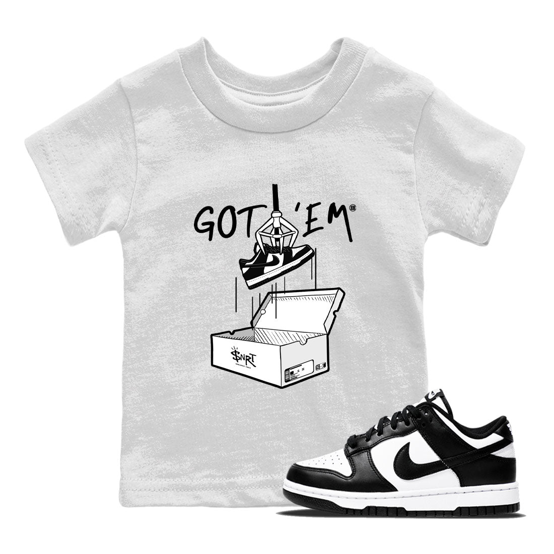 New Treasure Hunter snkmatch Tees Kids - Dunk Panda