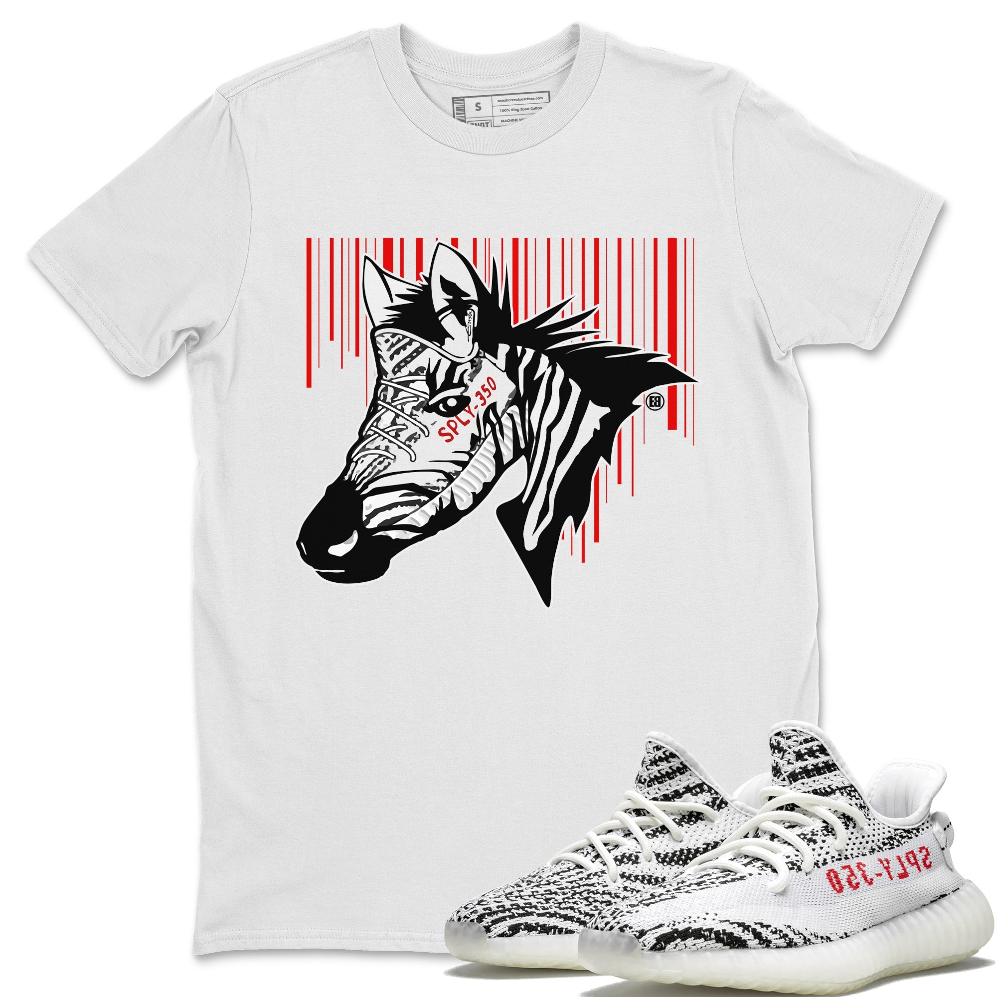 New Zebra Unisex Tops - Yeezy 350 Zebra