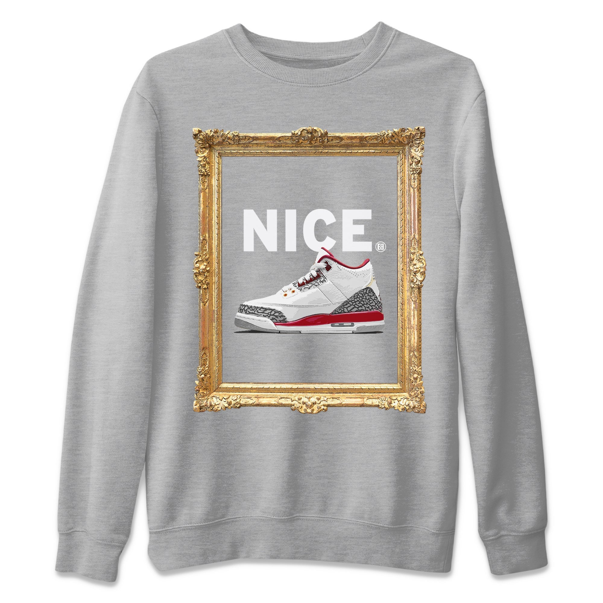Nice Unisex Tops - Air Jordan 3 Cardinal