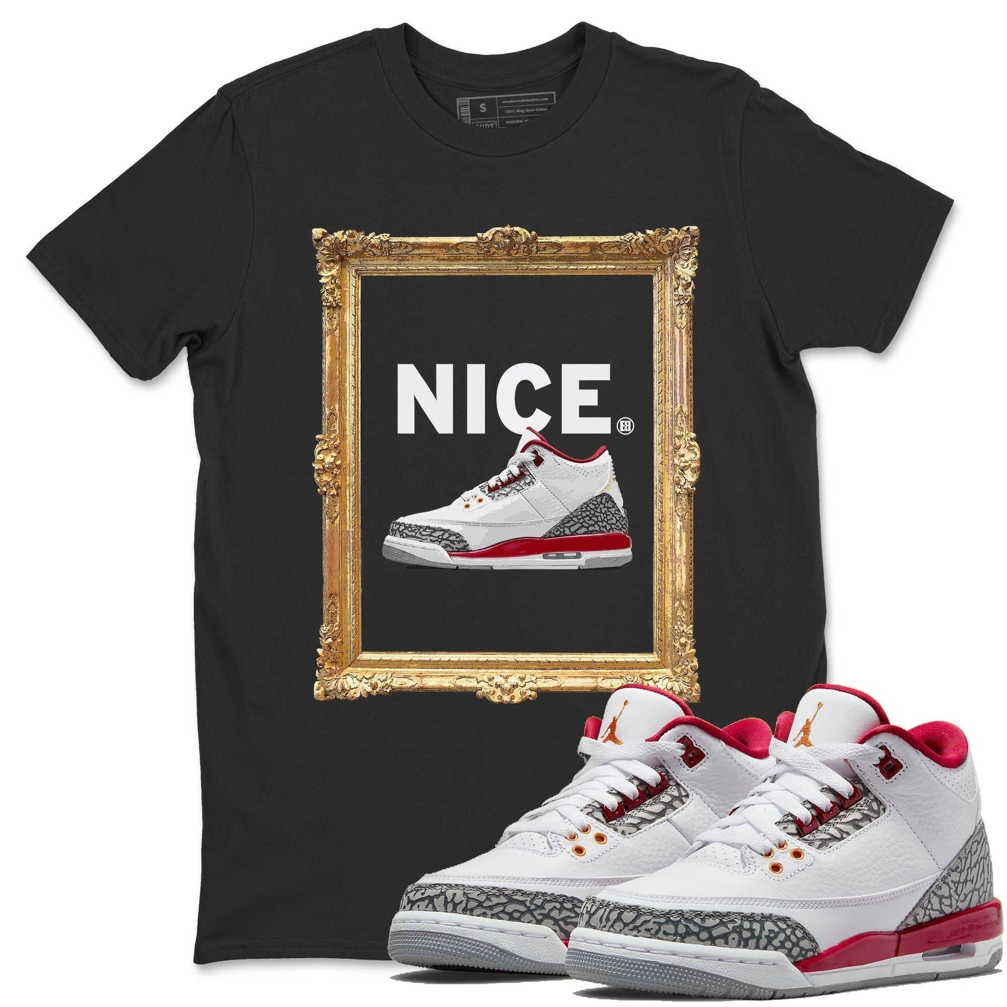 Nice Unisex Tops - Air Jordan 3 Cardinal