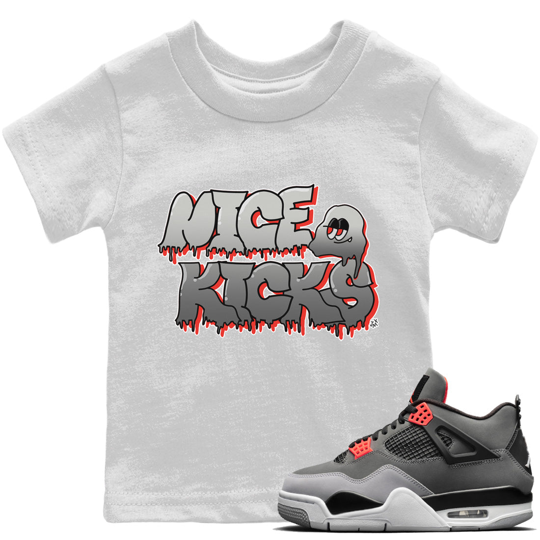 Nice Kicks Kids Tops - Air Jordan 4 Infrared