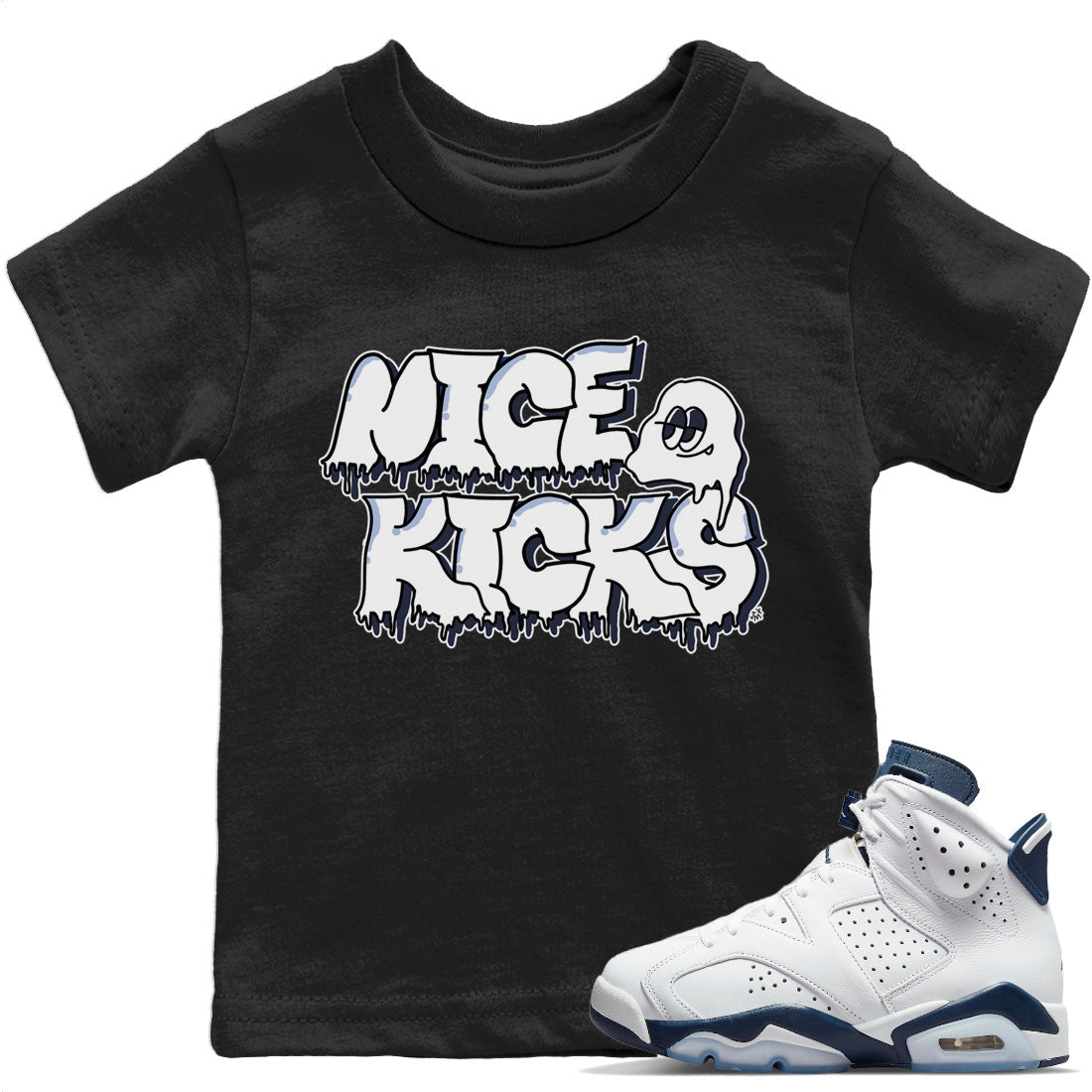 Nice Kicks Kids Tops - Air Jordan 6 Midnight Navy