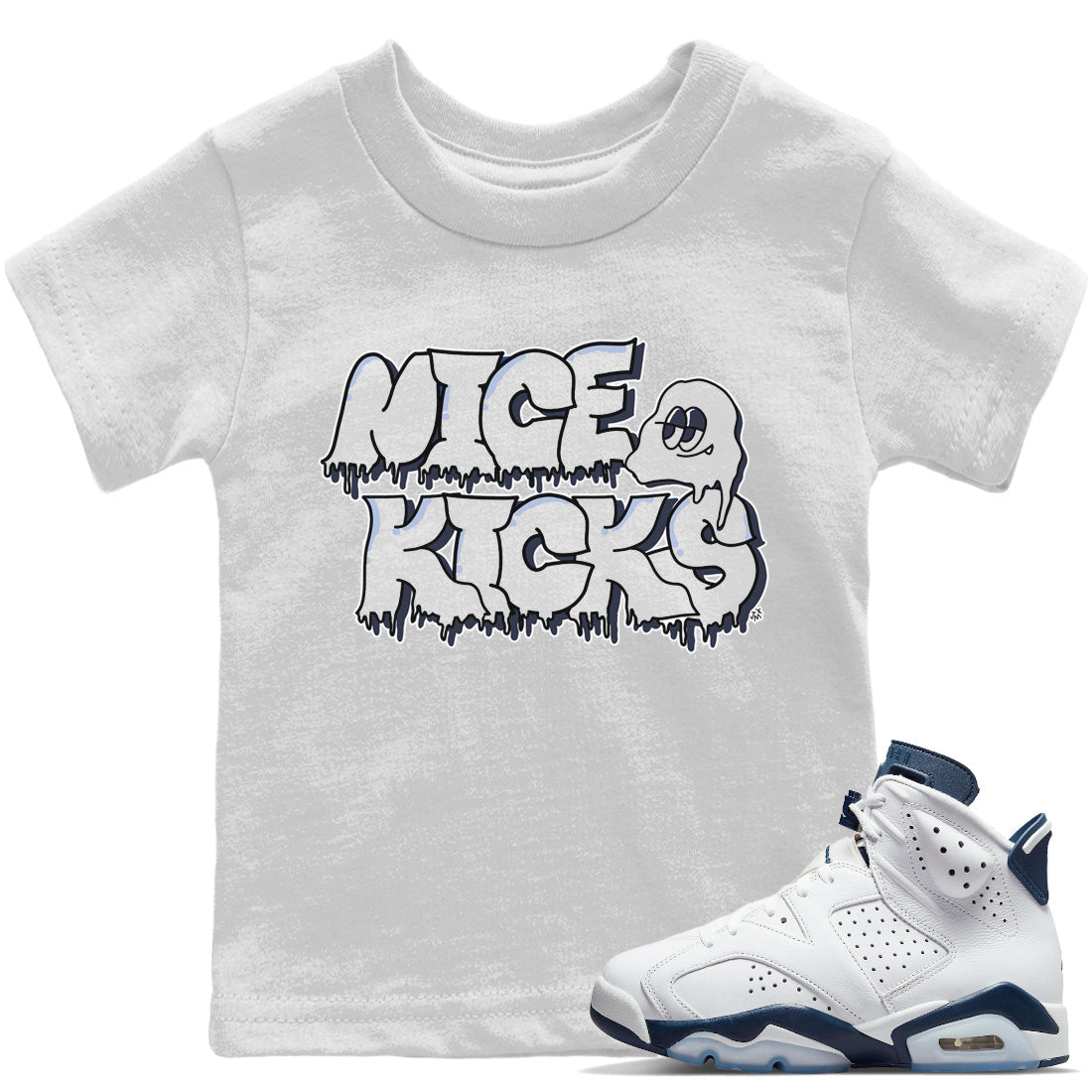 Nice Kicks Kids Tops - Air Jordan 6 Midnight Navy