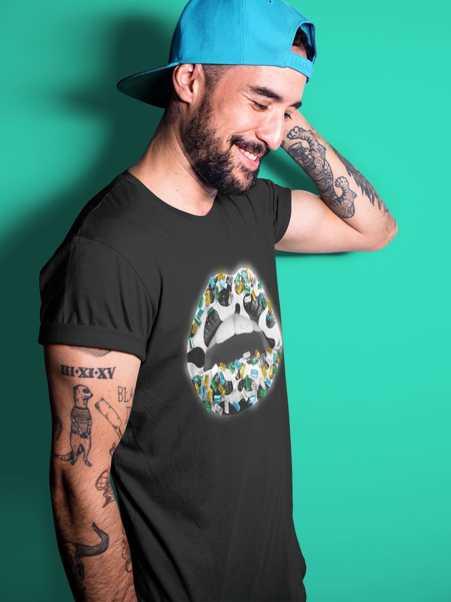Lips Jewel Unisex Tops - Dunk Chunky Dunky